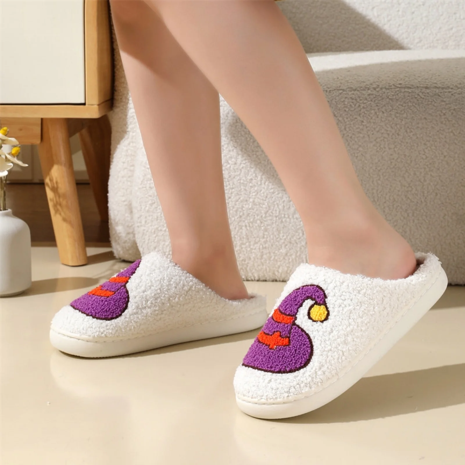 Cute Halloween Slippers Perfect Soft Plush 
