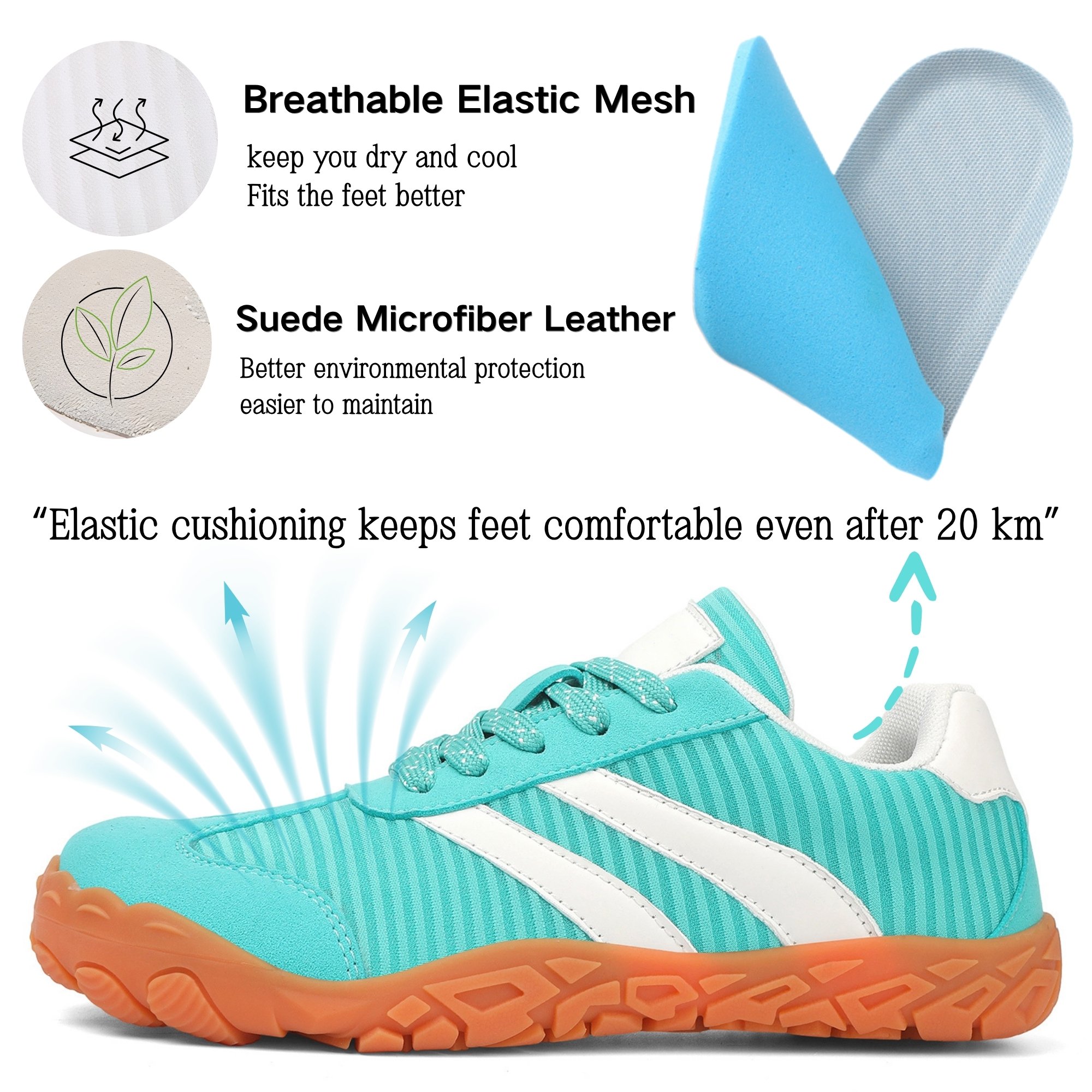 Wide Toe Box Quick-Dry Barefoot Water Shoes for Women Men