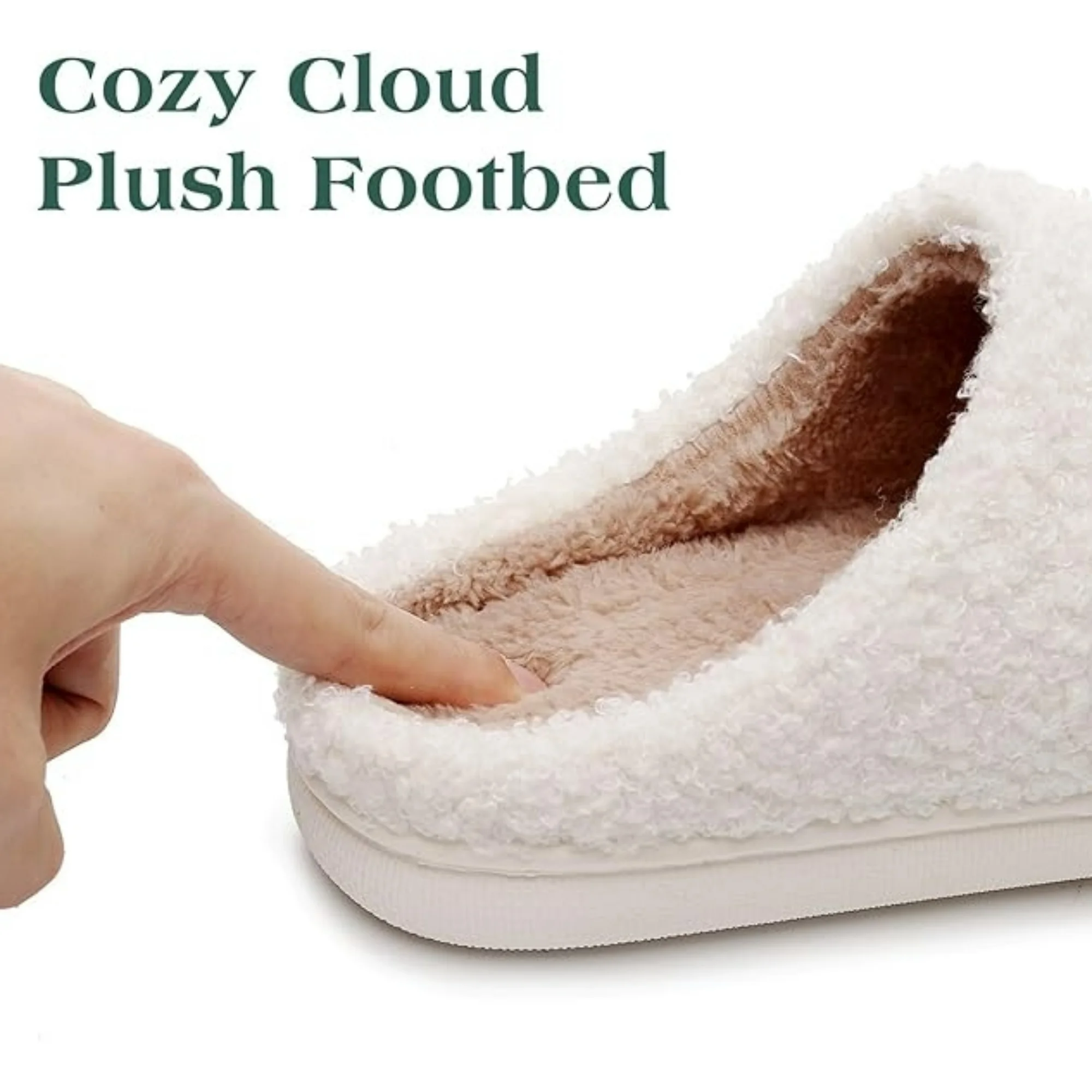  Christmas Reindeer Slippers  Plush Warm