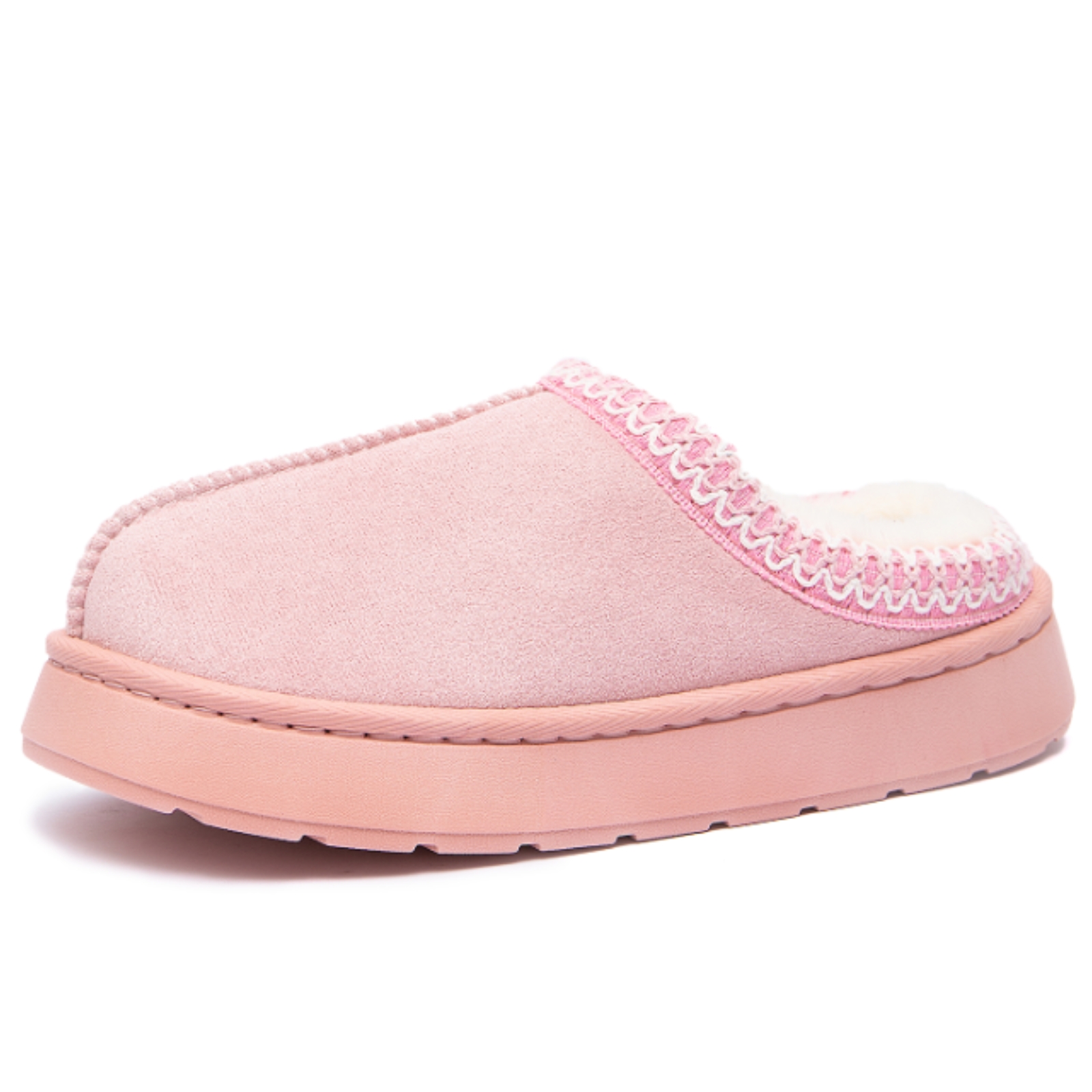 Cozy Platform Fuzzy Slippers 