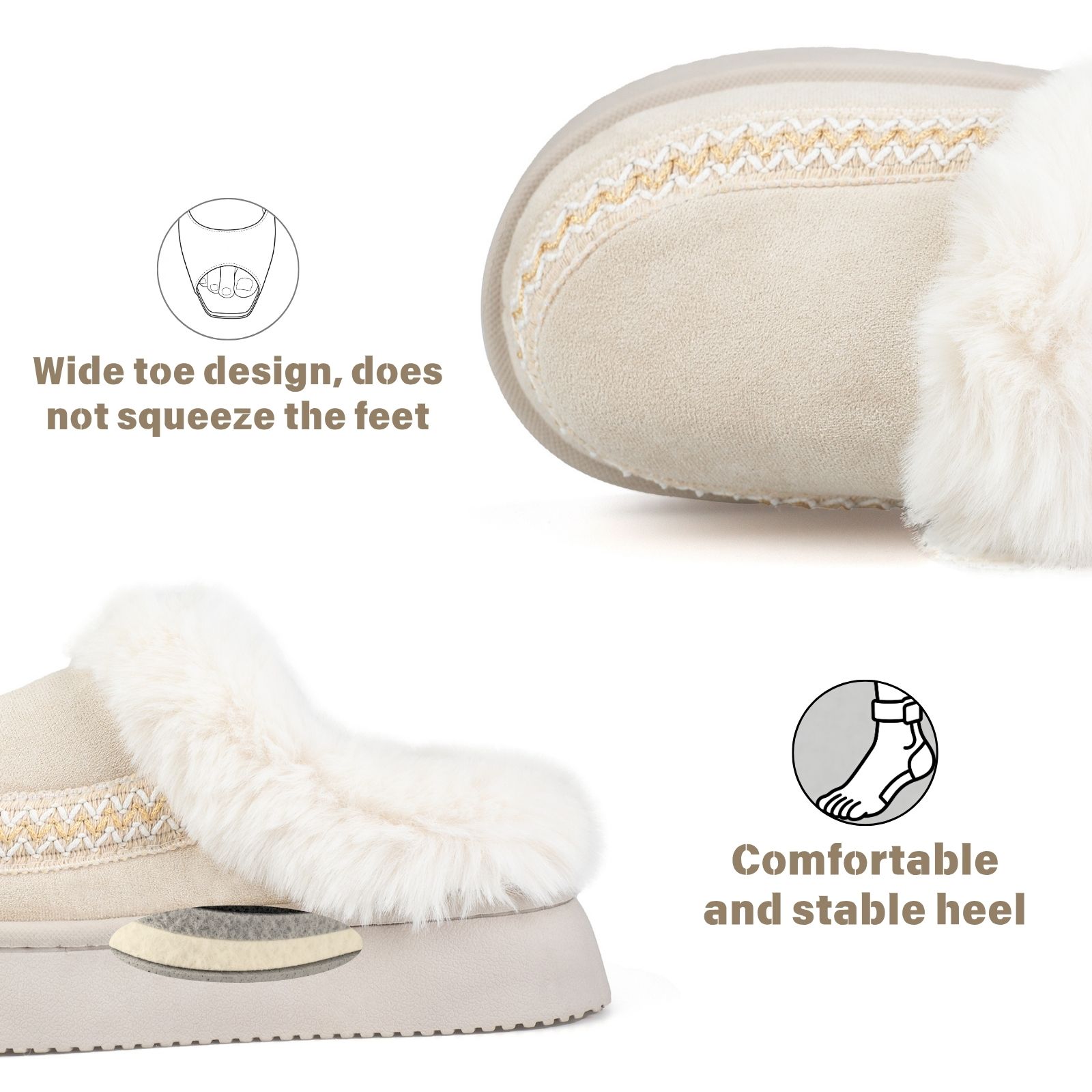  Women's House Slippers with Hard Sole & Memory Foam Unisex
