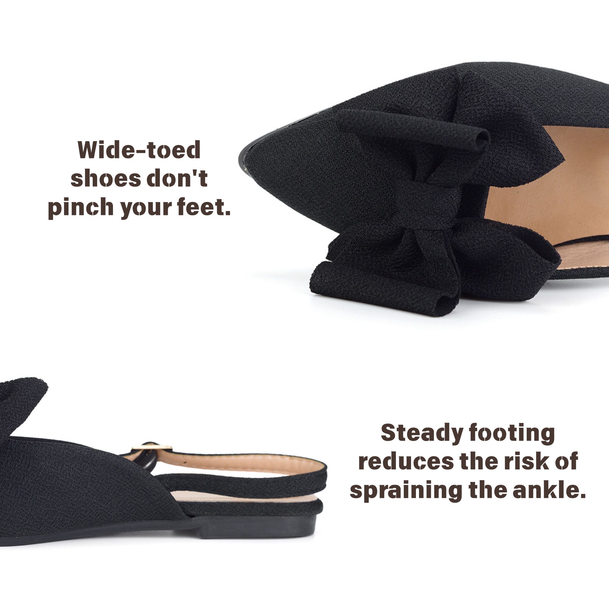 BERANMEY Women's Ballet Flats Mary Jane Shoes