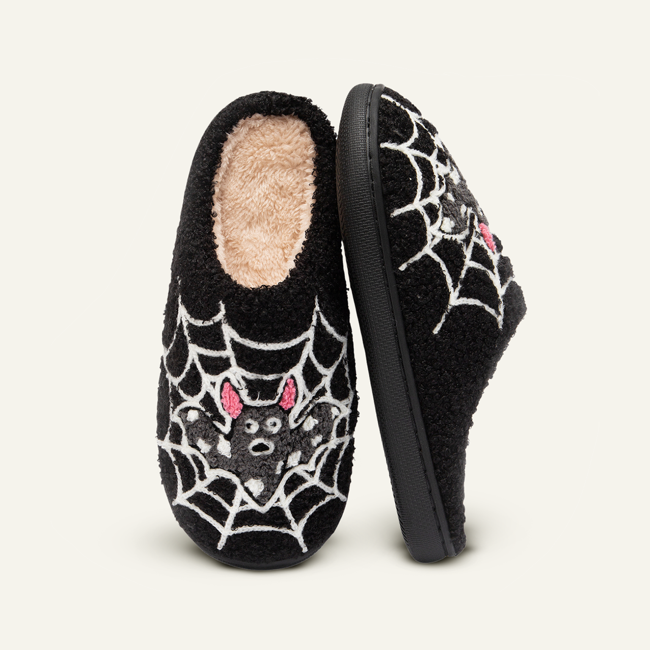 Cute Halloween Slippers  Plush Comfy Warm 