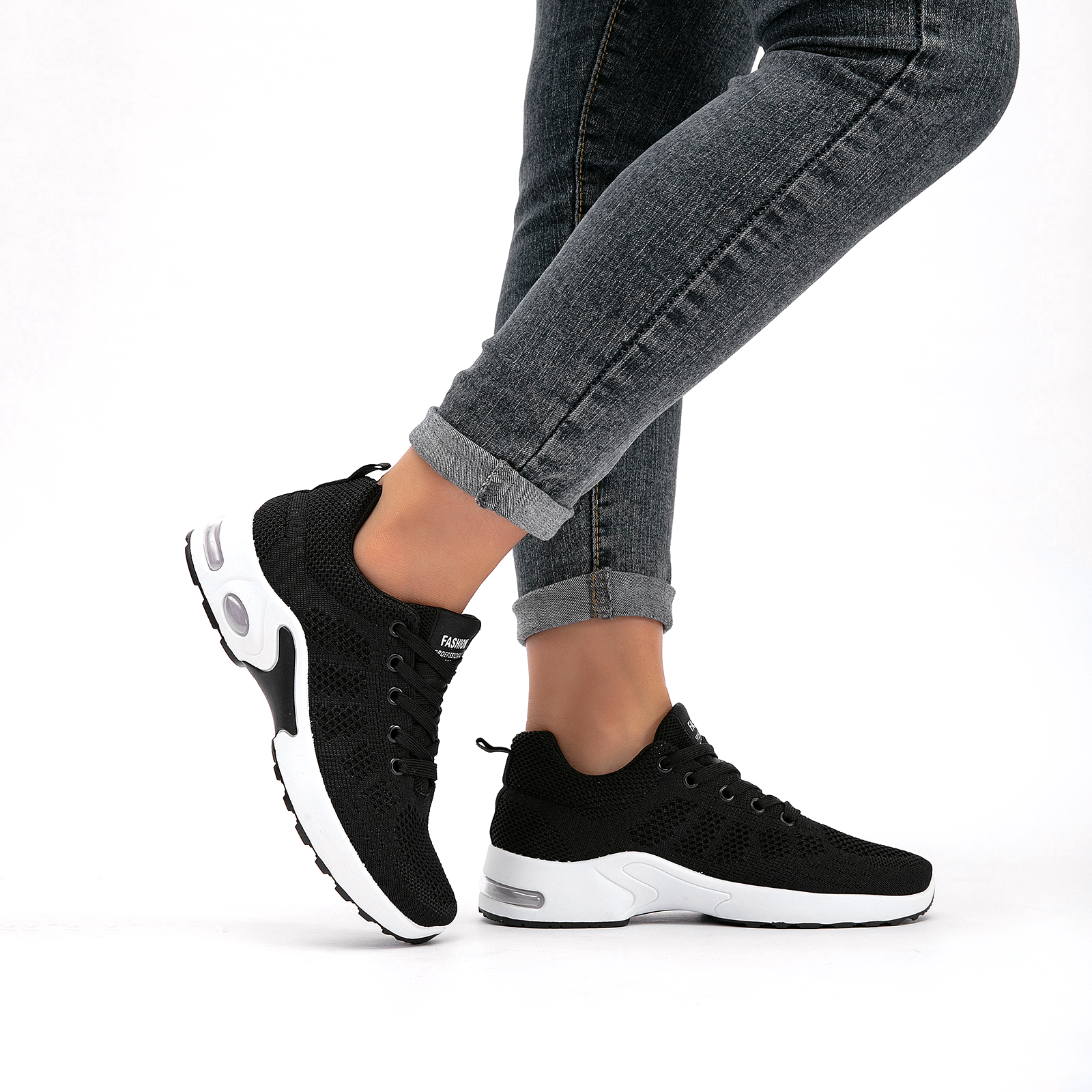 Women's Comfort Sneakers Lightweight Breathable Mesh Walking Shoes with Air Cushion