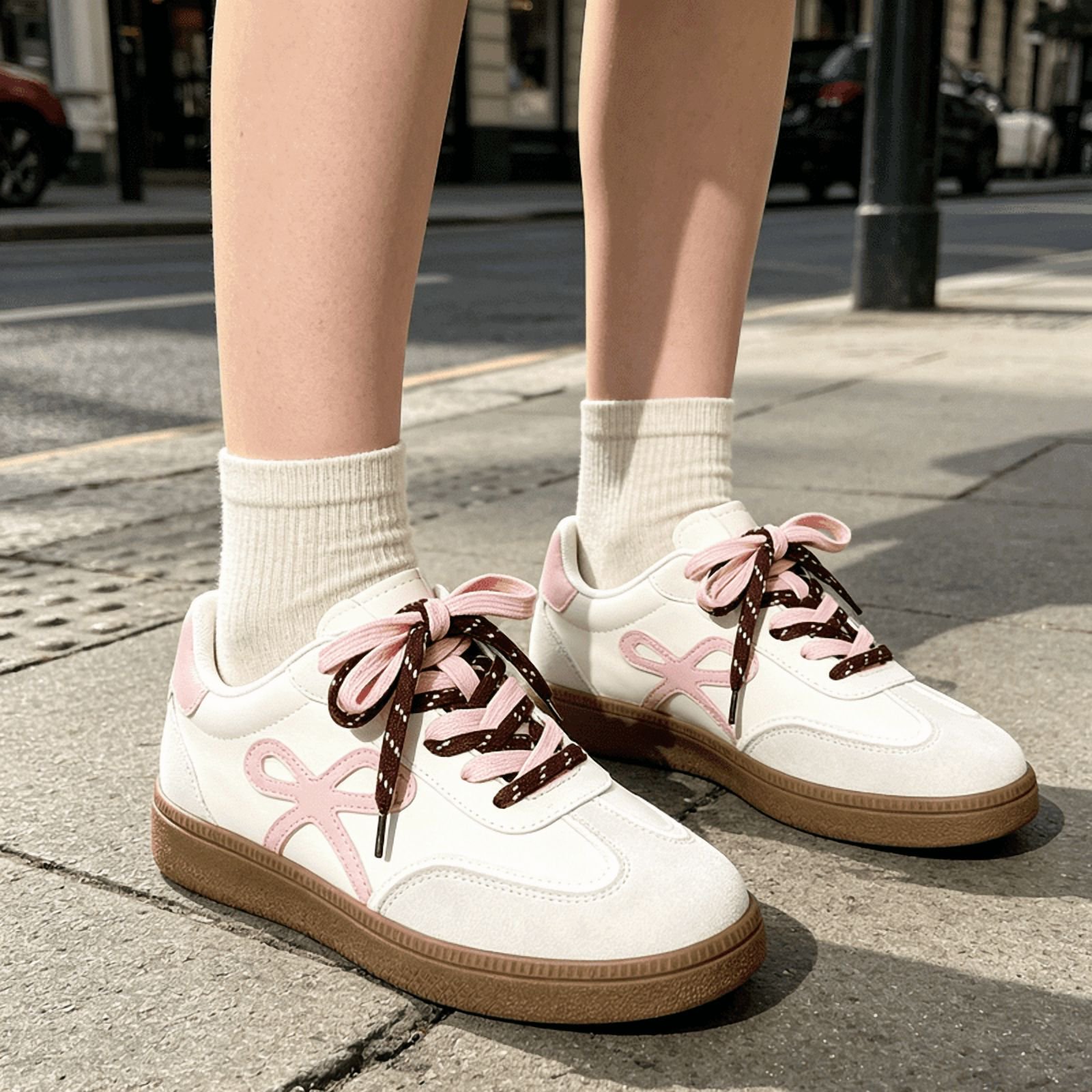 2026 Breathable Bow-Knot Sneakers for Women