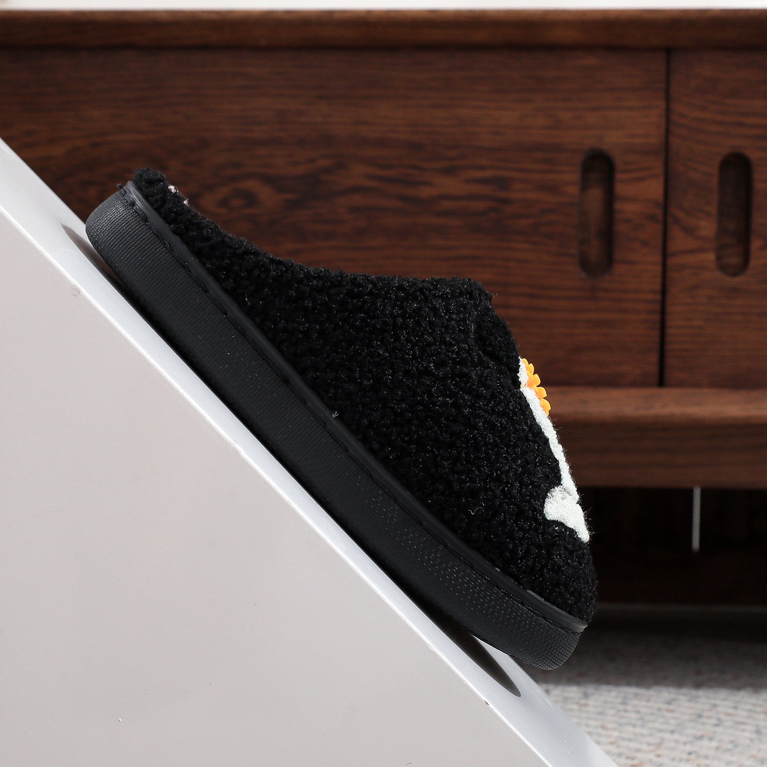 Soft Plush Halloween Slippers for Women and Men