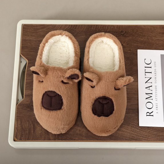 Cute Animal Slippers for Womens Mens Fuzzy 11D Cartoon Womens Slippers