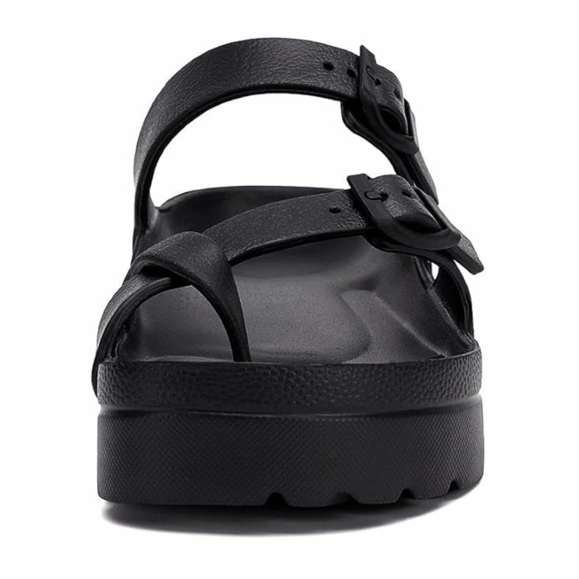 BERANMEY Women’s Arch‑Support Platform Flip Flops