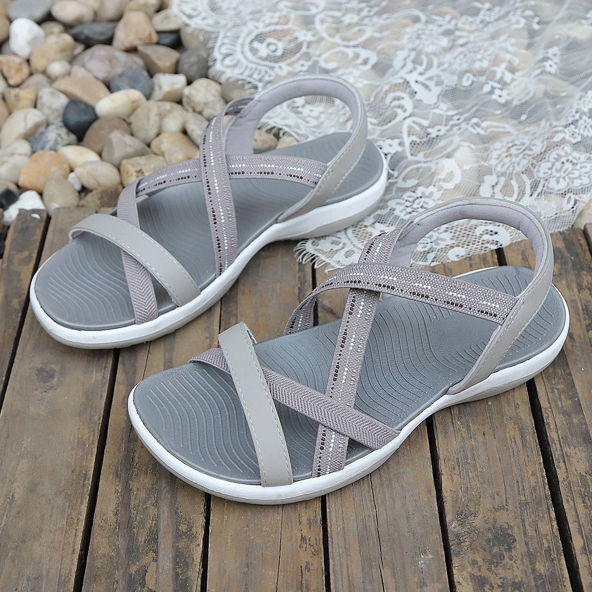  Breathable Adjustable Hiking Sandals for Womens