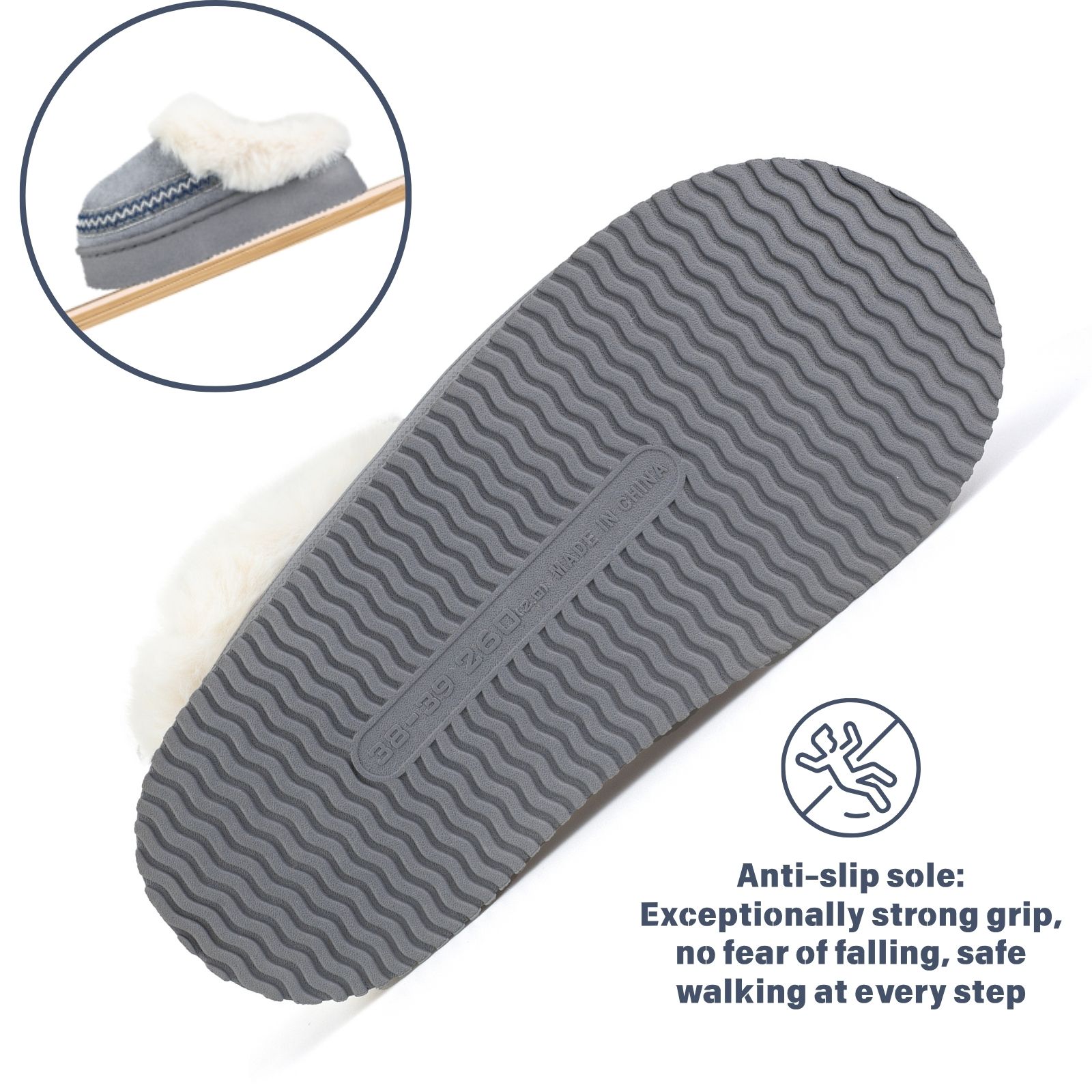  Women's House Slippers with Hard Sole & Memory Foam Unisex