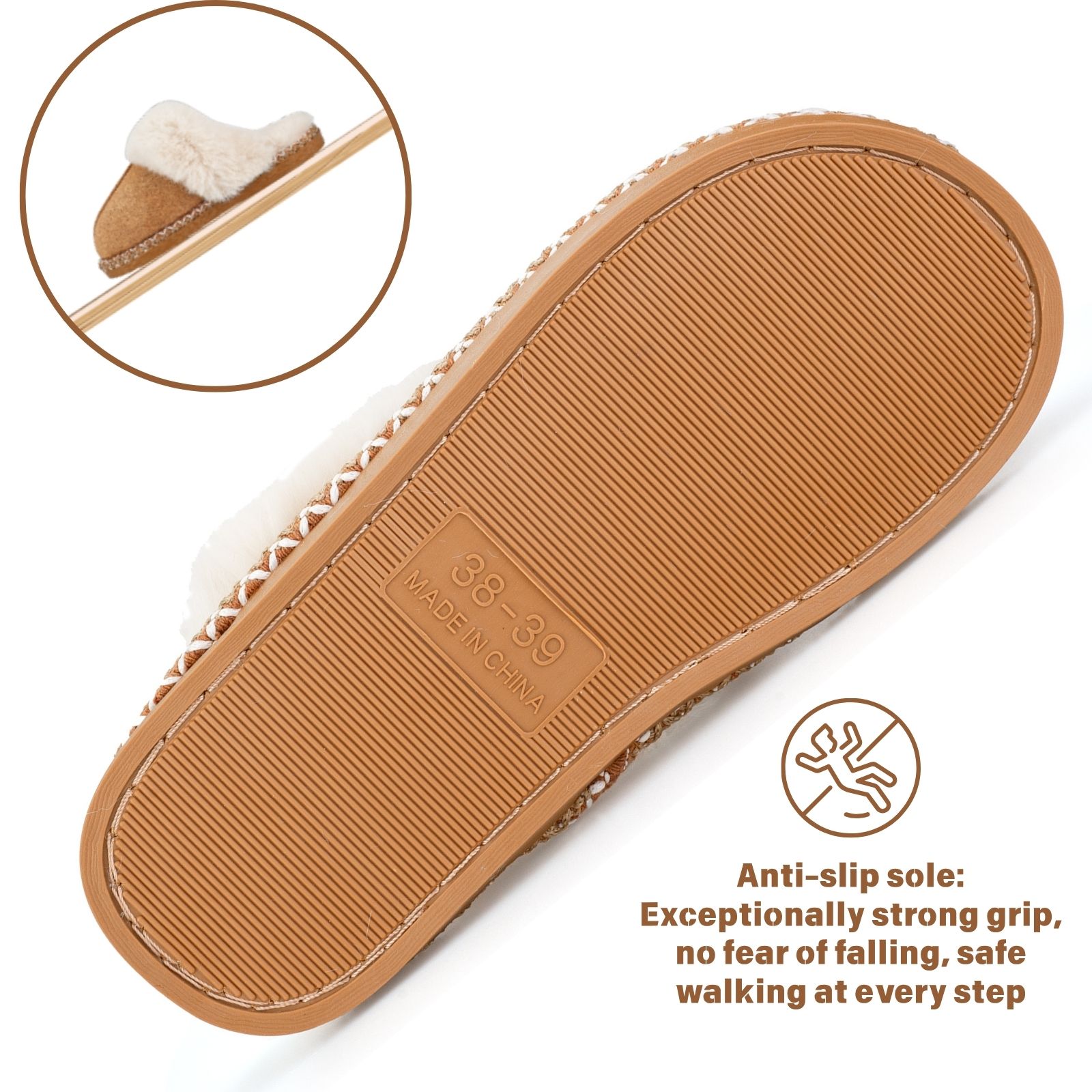 Women's Fuzzy Memory Foam Slippers Ultra Plush Warmth