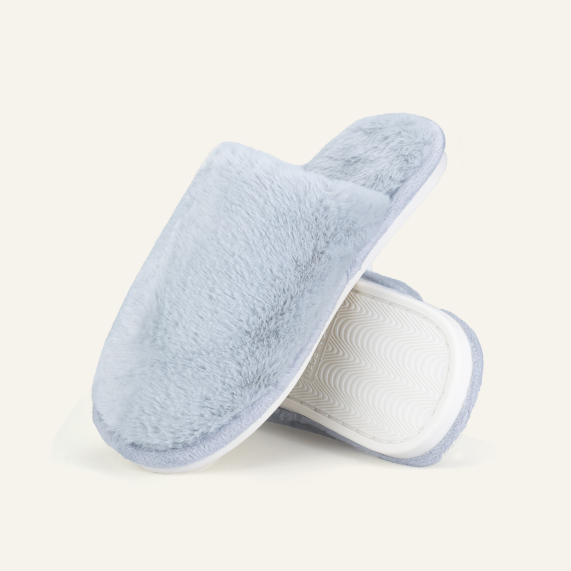 Women's Plush Fuzzy Slip-On Slippers House Slippers