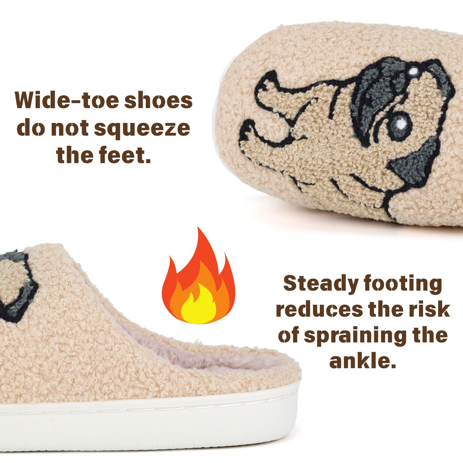 Cute Animal Puppy Butterfly Dogs Slippers