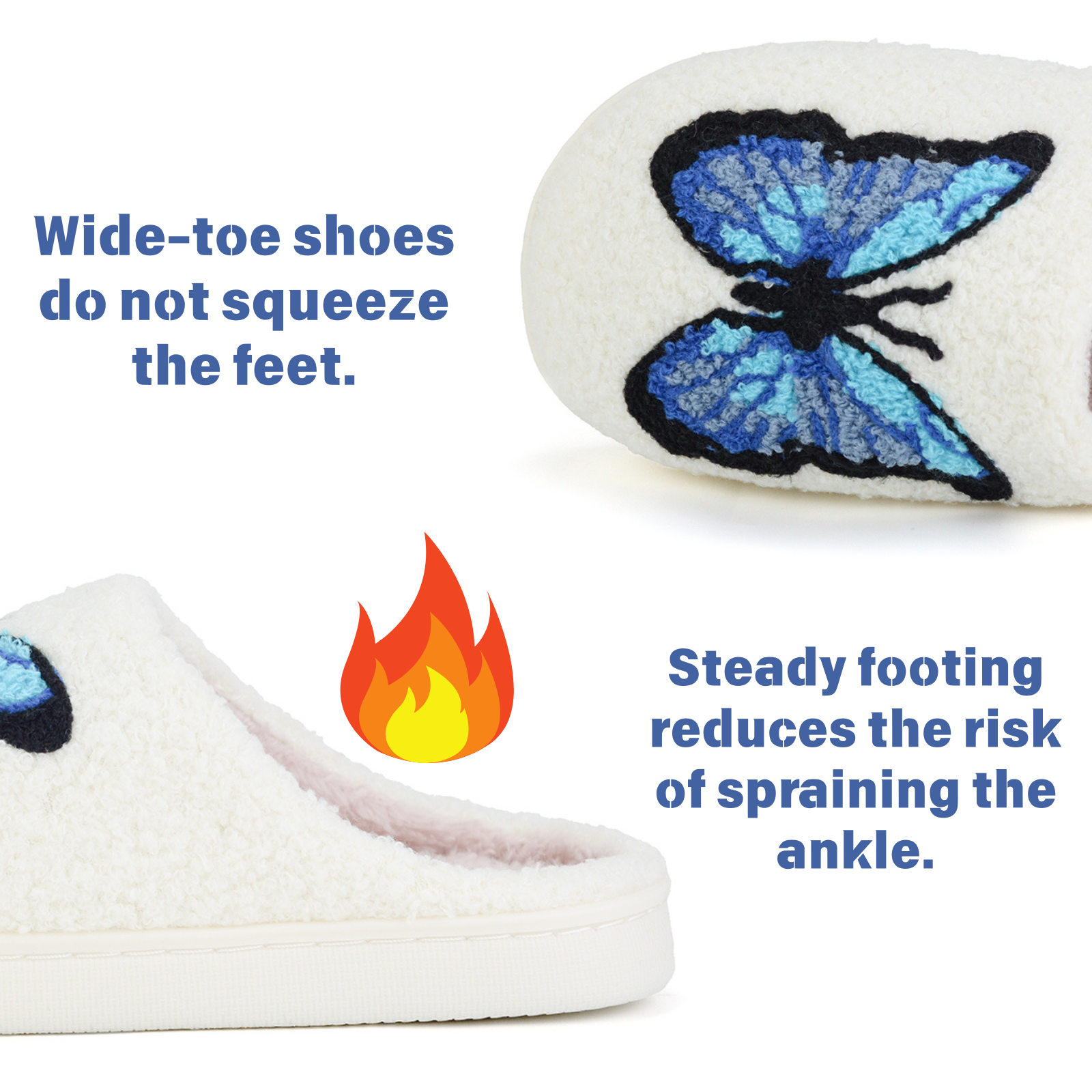 Cute Animal Puppy Butterfly Dogs Slippers