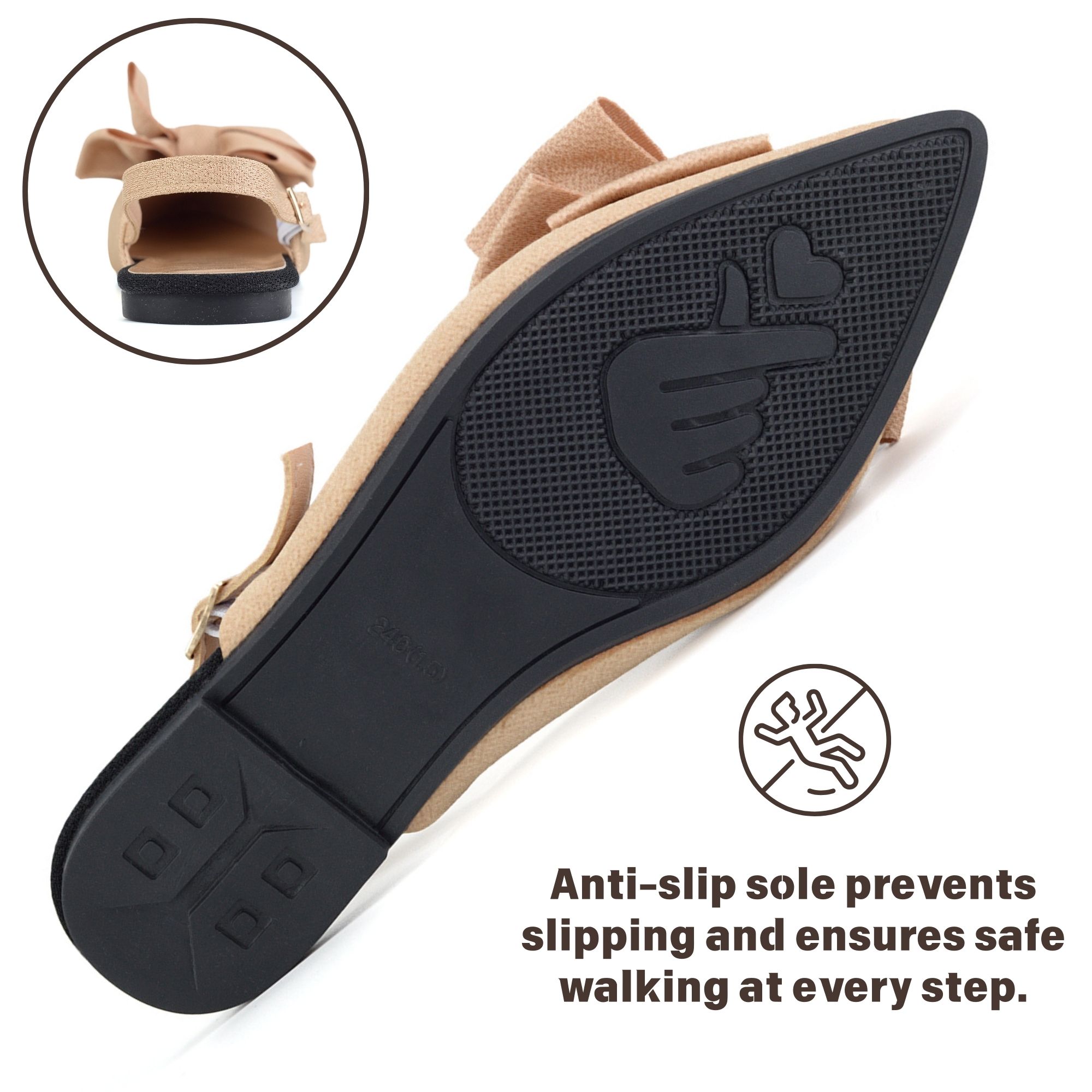 BERANMEY Women's Ballet Flats Mary Jane Shoes