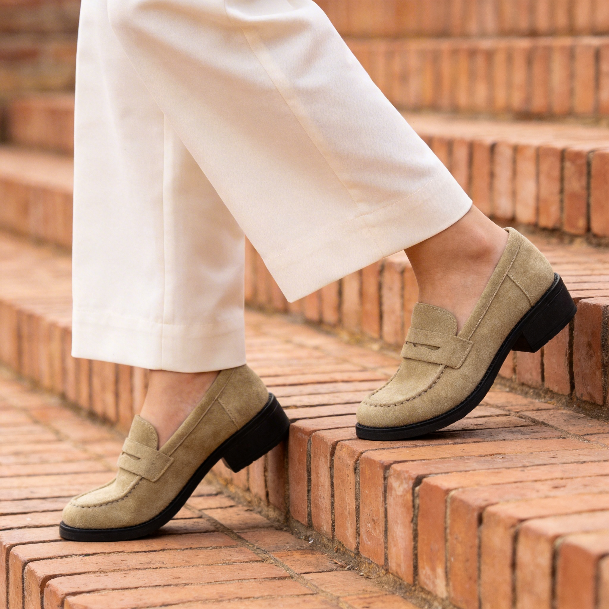 BERANMEY Loafers for Women Platform Slip-On