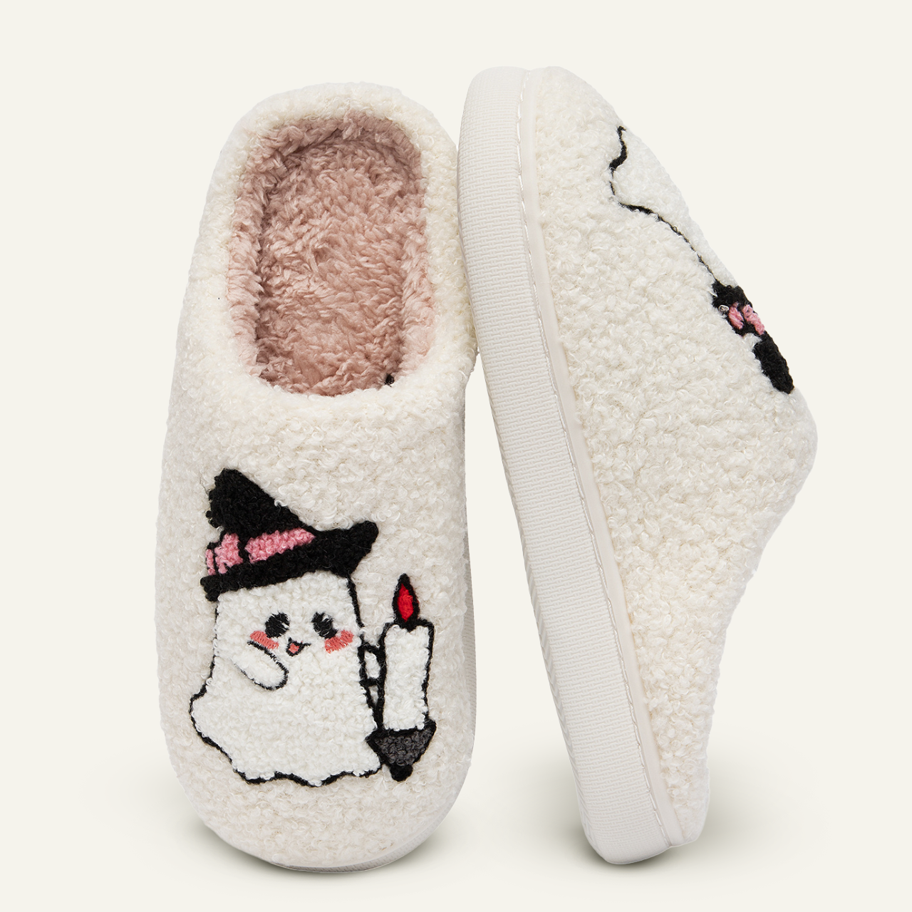 Cute Halloween Slippers  Plush Comfy Warm 