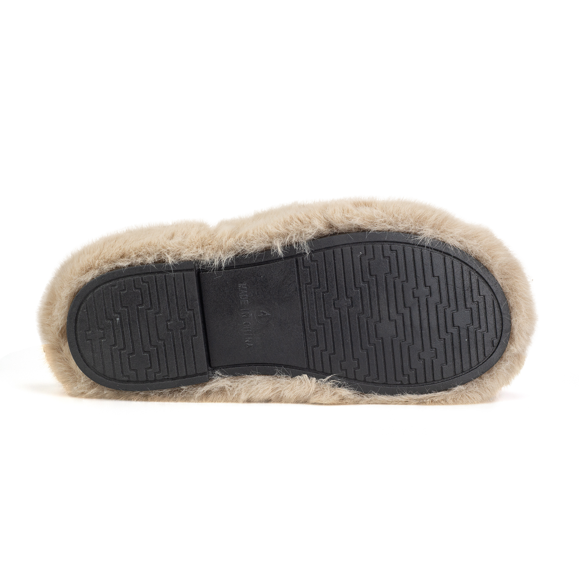 Women's Fuzzy Slippers with Memory Foam Open-Toe