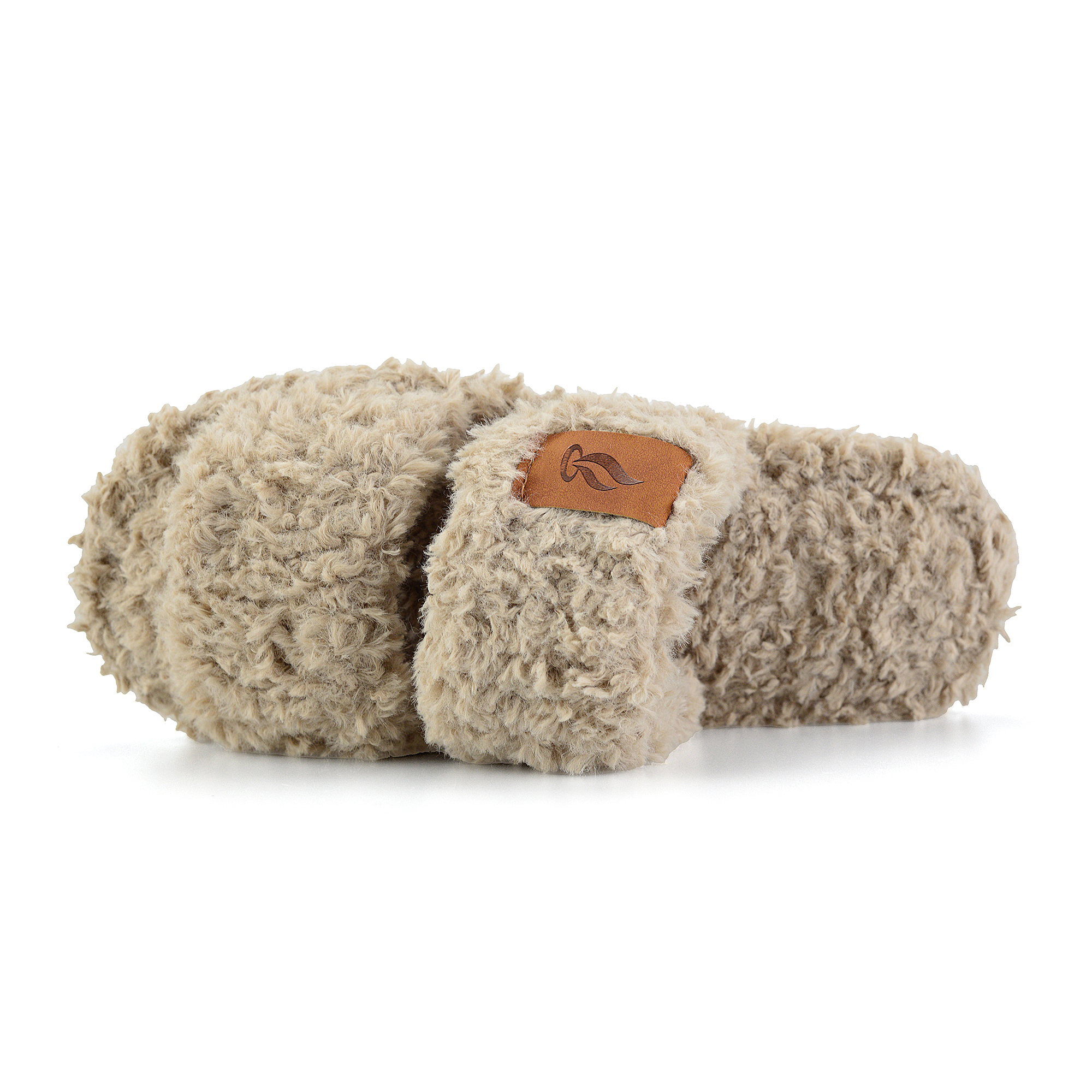  Womens Fuzzy Open Toe Slippers Faux Fur Slippers