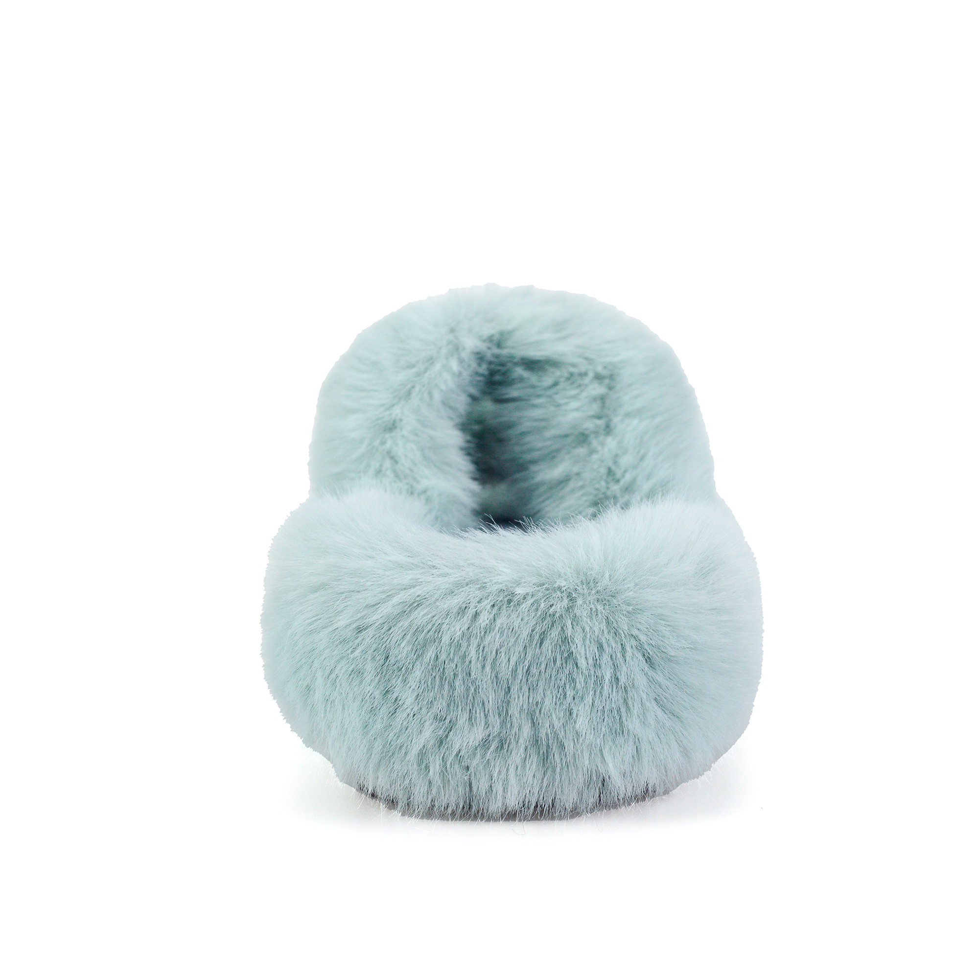 Women's Fuzzy Slippers with Memory Foam Open-Toe