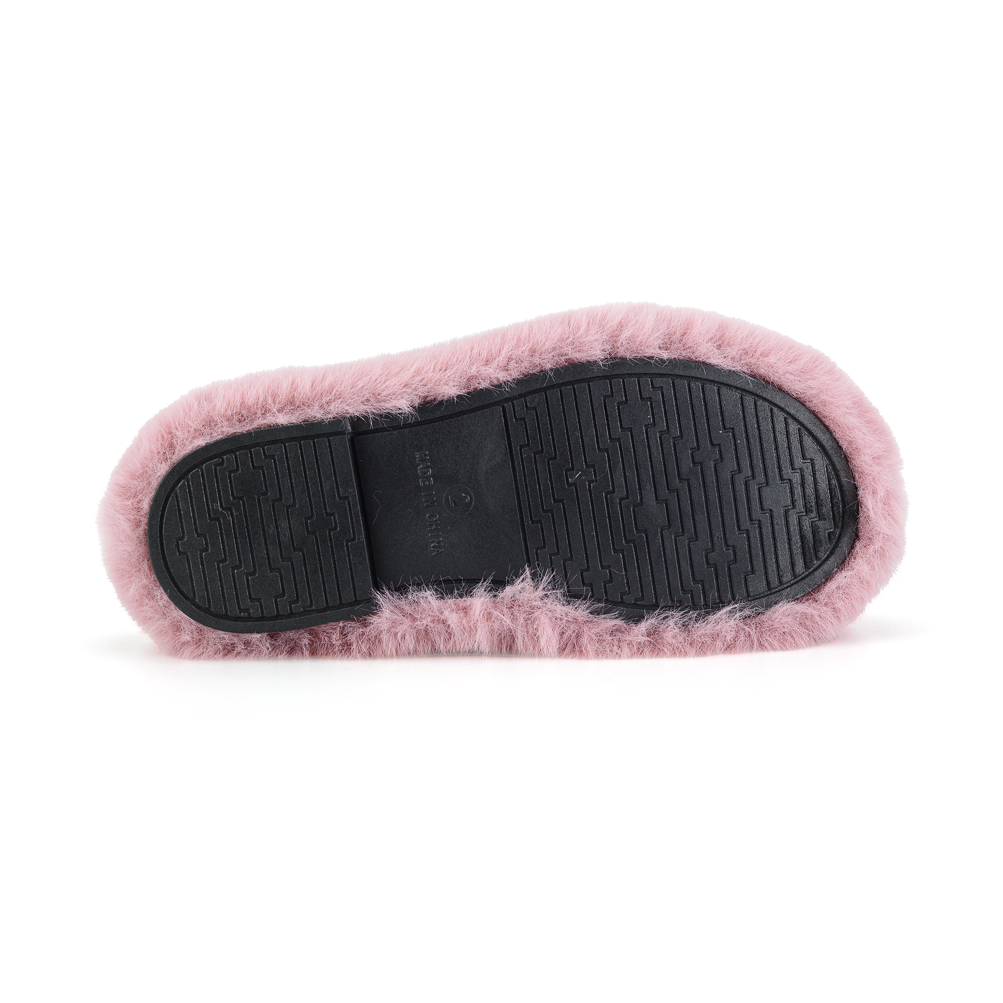 Women's Fuzzy Slippers with Memory Foam Open-Toe