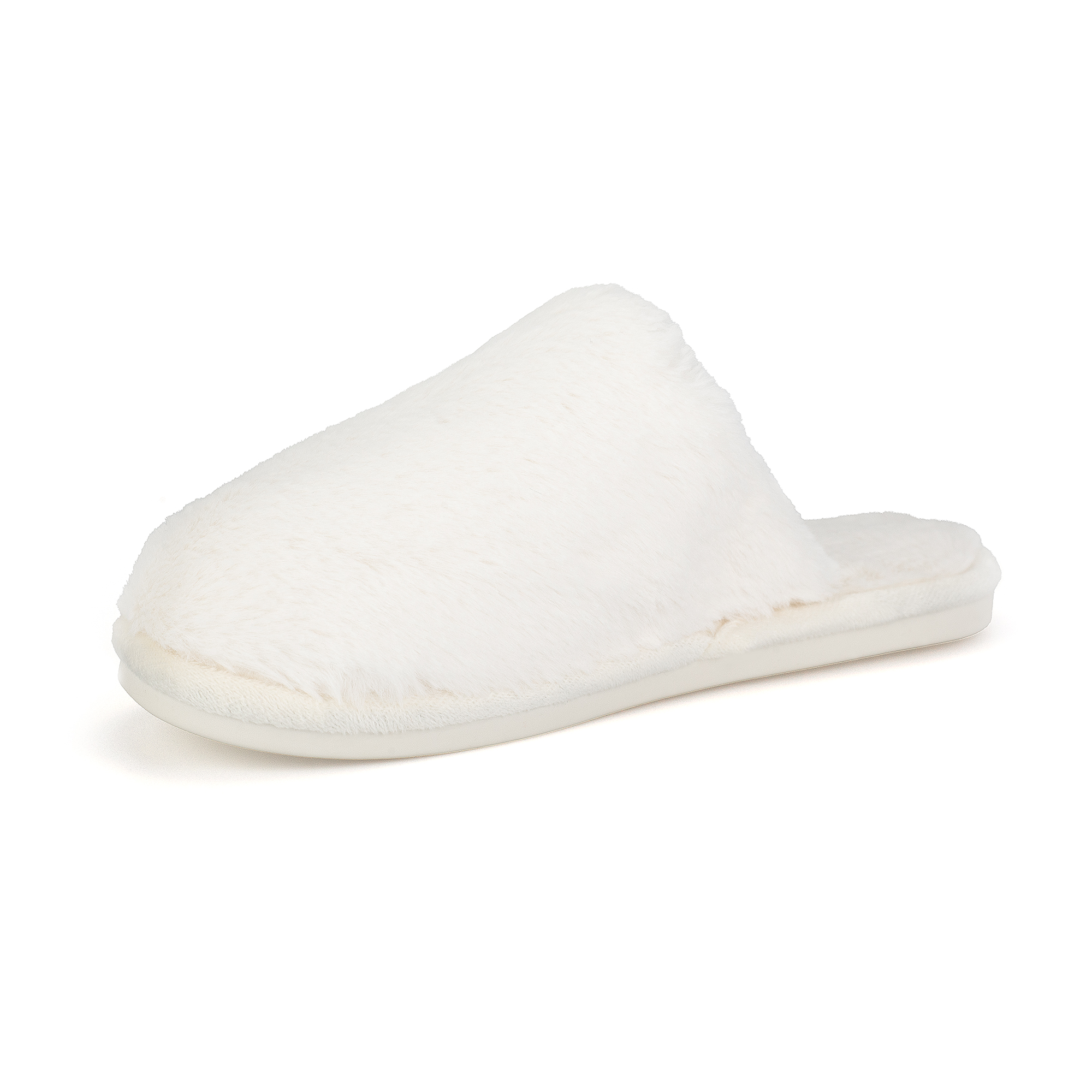 Women's Plush Fuzzy Slip-On Slippers House Slippers