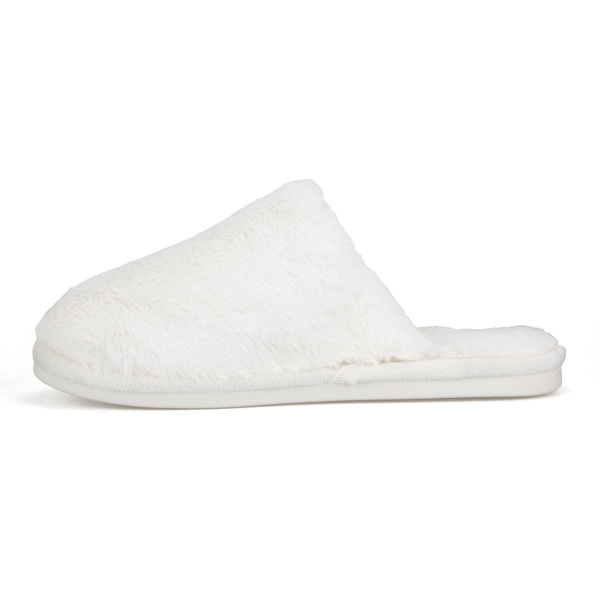Women's Plush Fuzzy Slip-On Slippers House Slippers