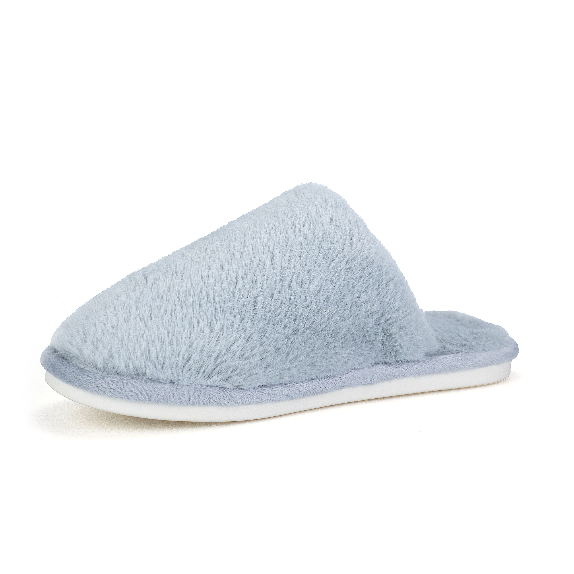 Women's Plush Fuzzy Slip-On Slippers House Slippers