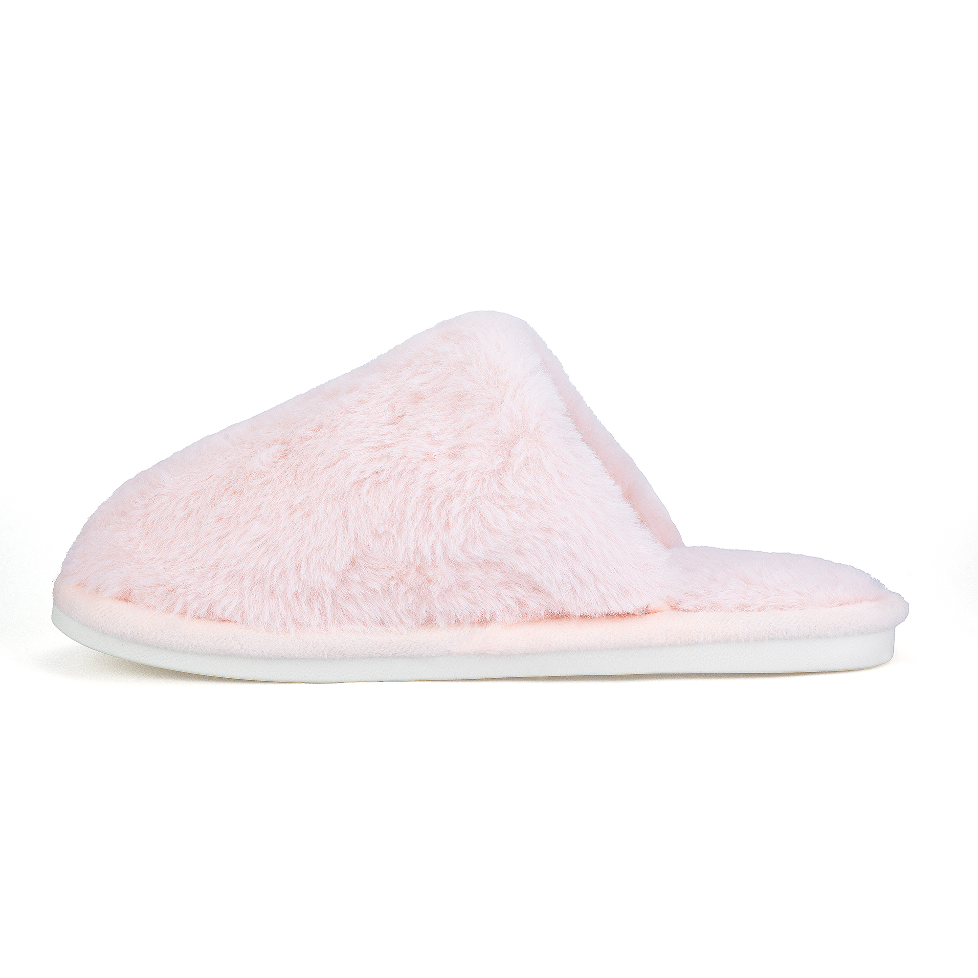 Women's Plush Fuzzy Slip-On Slippers House Slippers