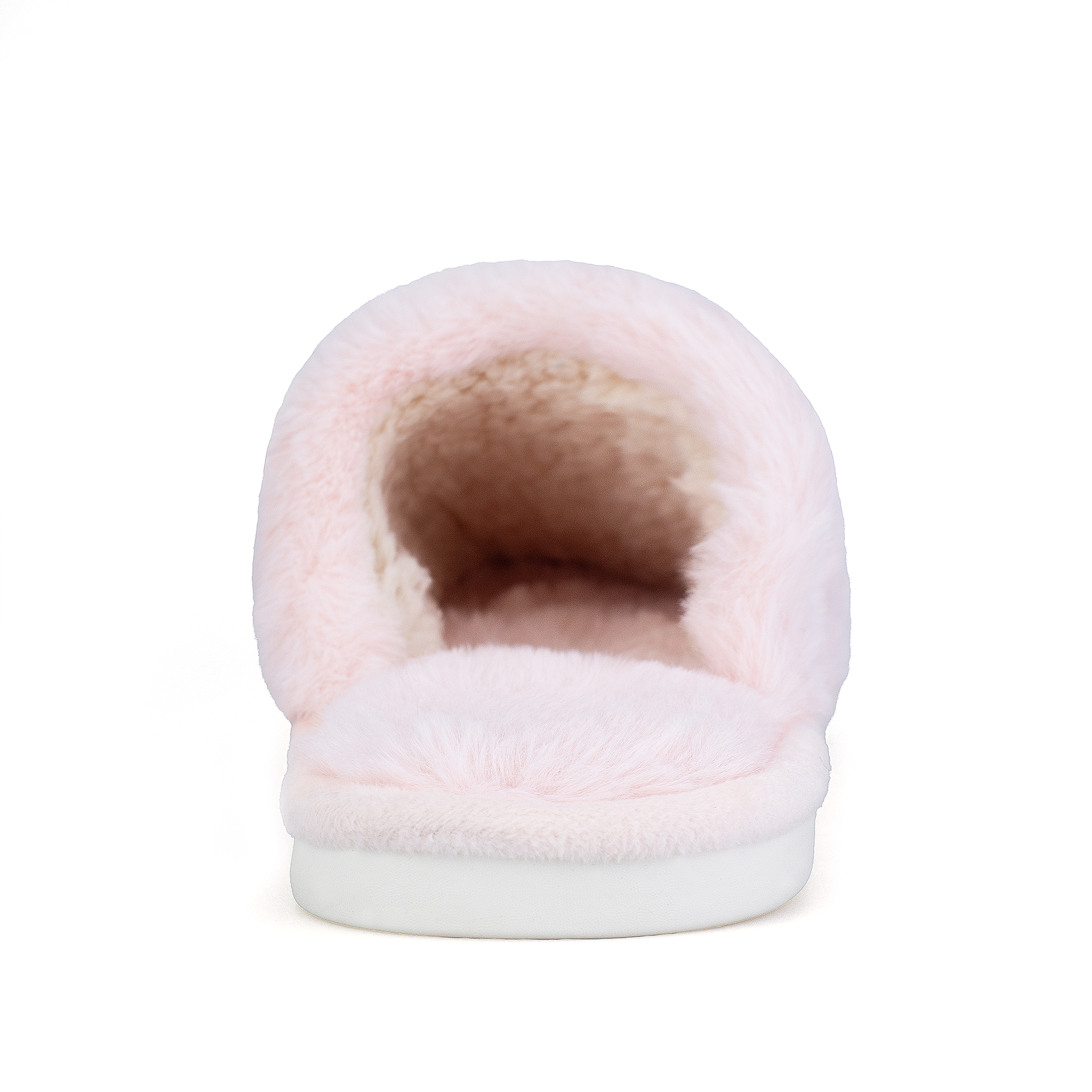 Women's Plush Fuzzy Slip-On Slippers House Slippers