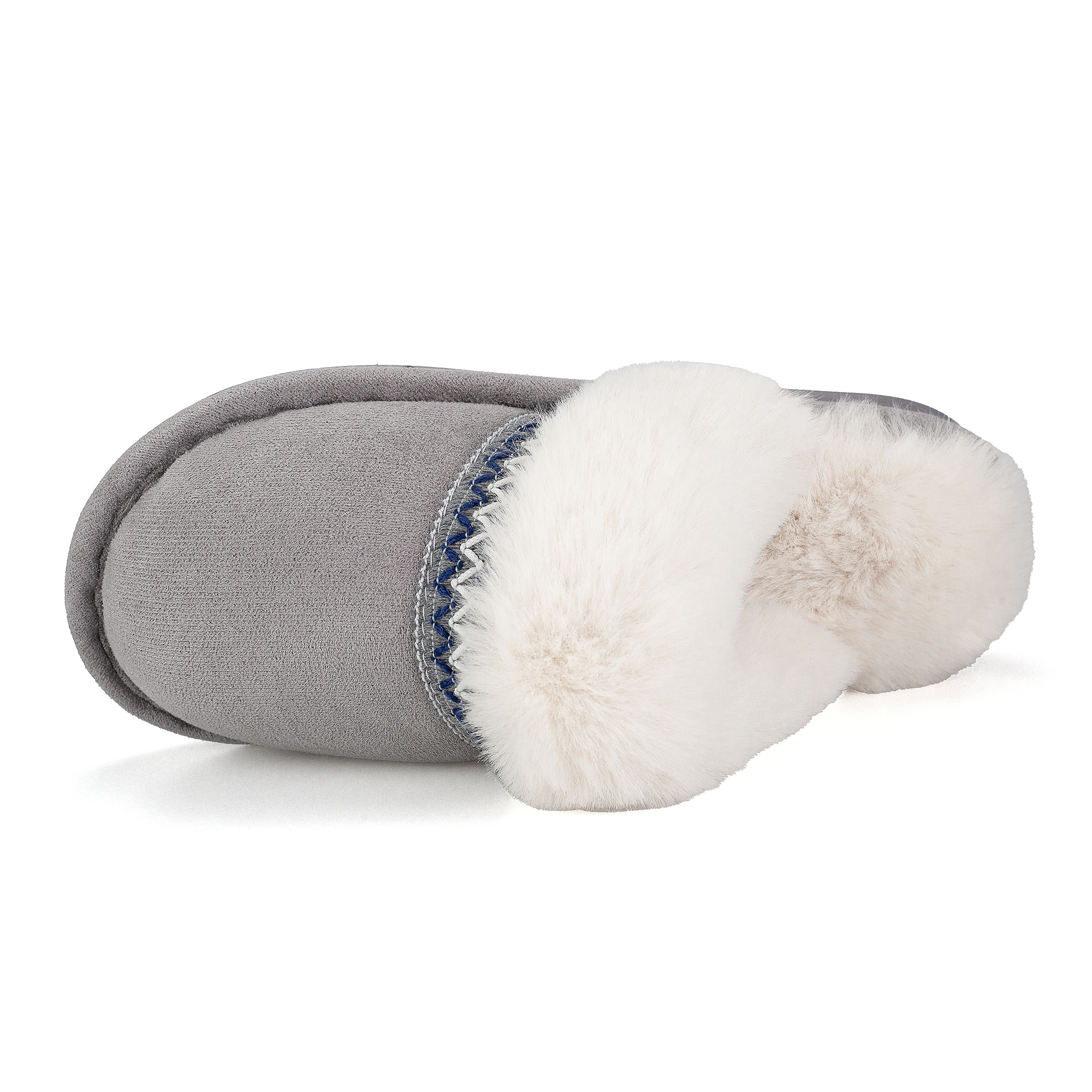  Memory Foam Fuzzy Faux Fur House Slippers