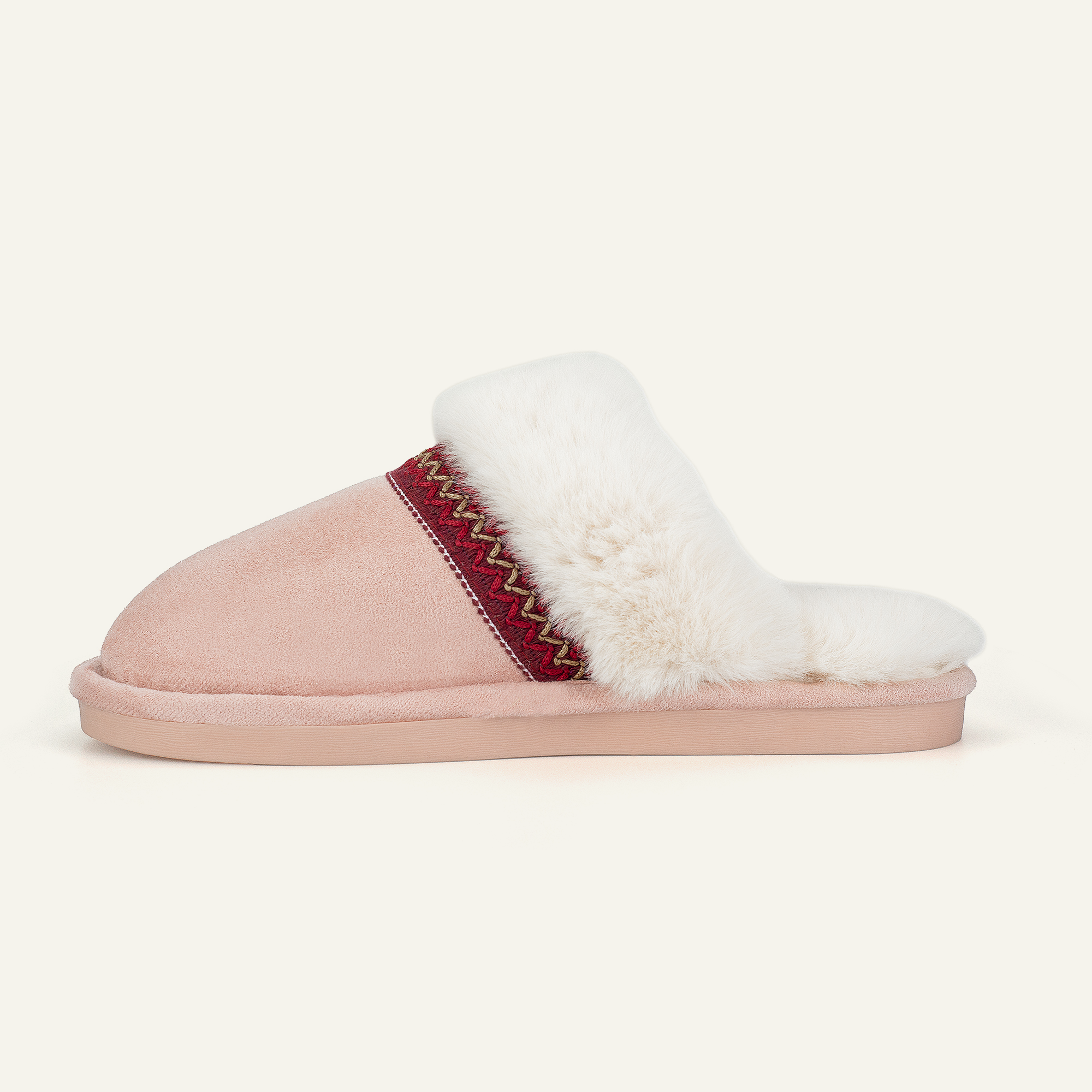 BERANMEY Slippers for Women Scuff Memory Foam Fuzzy Faux Fur