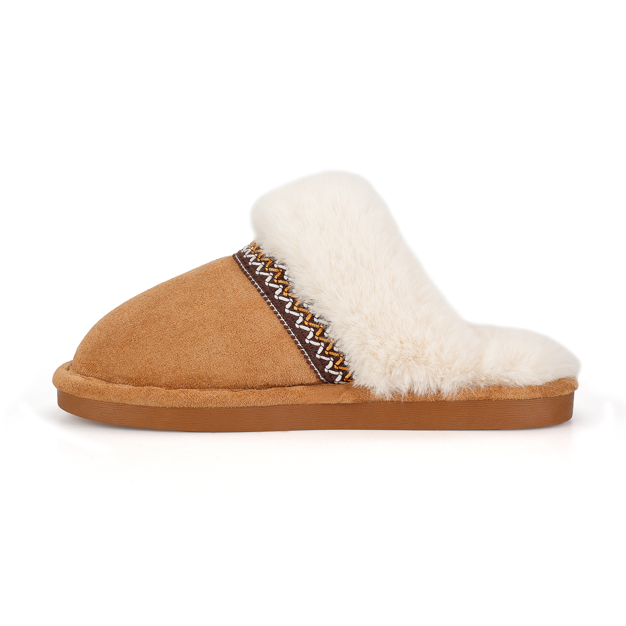  Memory Foam Fuzzy Faux Fur House Slippers