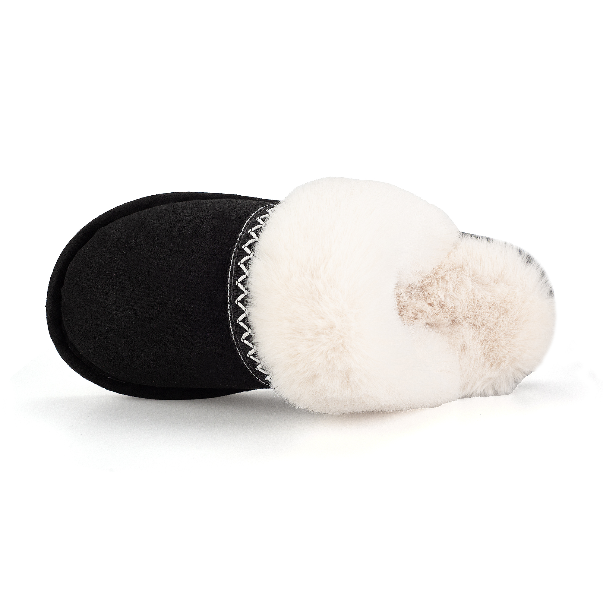  Memory Foam Fuzzy Faux Fur House Slippers