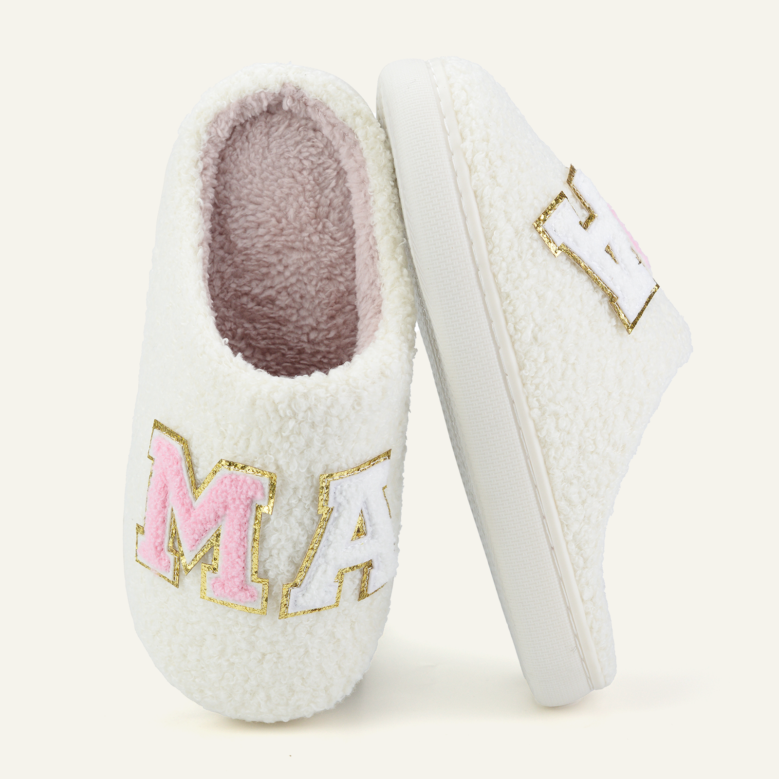  MAMA Bear Slippers for Women Warm Memory Foam