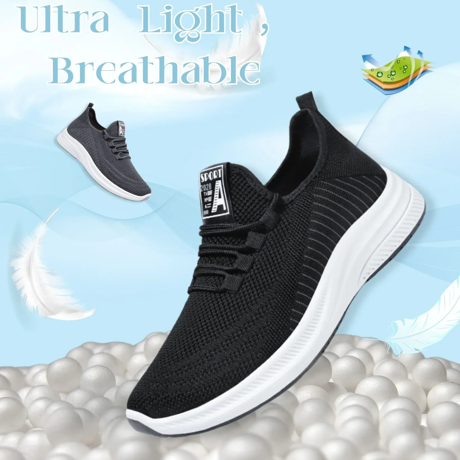 Men's Sneakers for Men Lightweight Breathable
