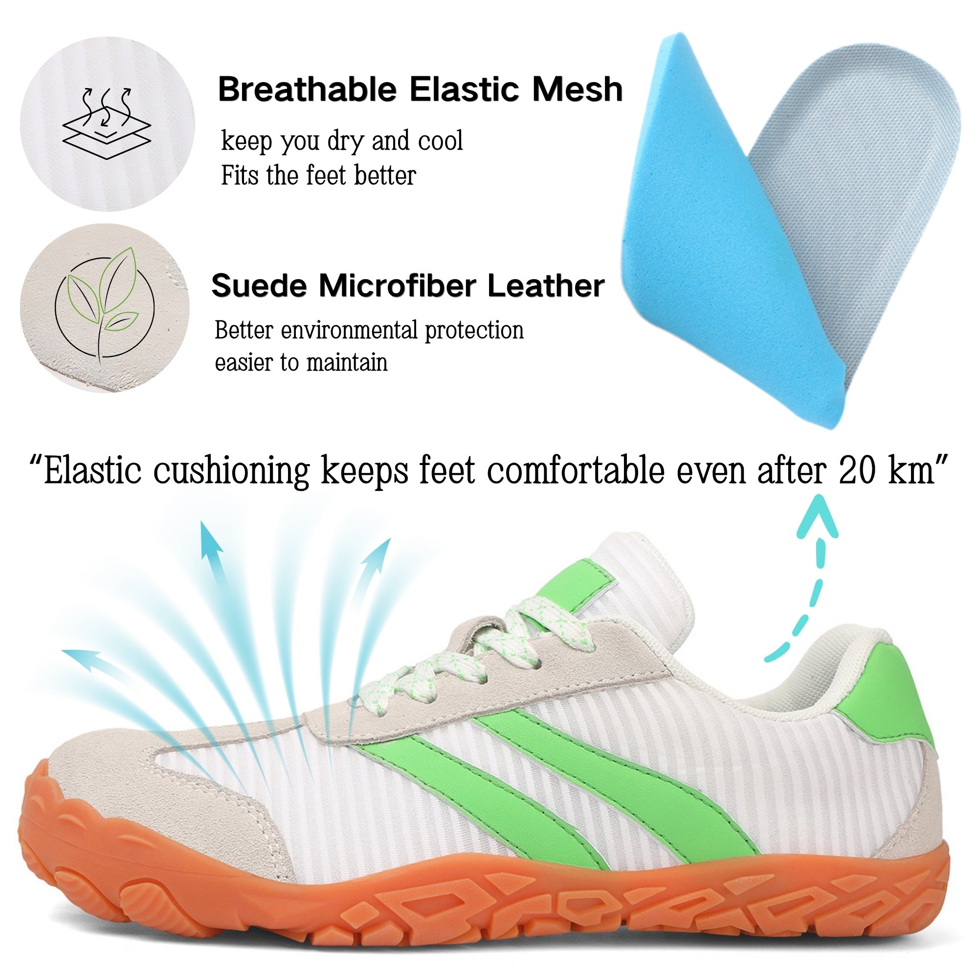 Wide Toe Box Quick-Dry Barefoot Water Shoes for Women Men