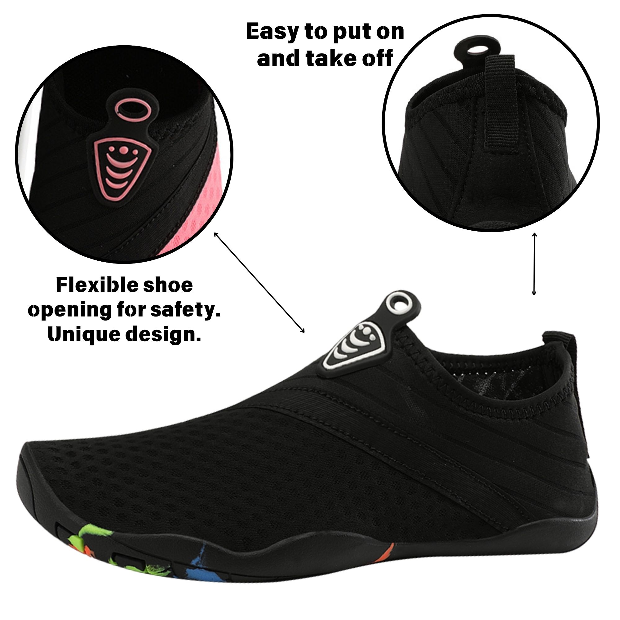 BERANMEY Barefoot Shoes for Women Men Wide Toe Box Water Shoes Quick-Dry 