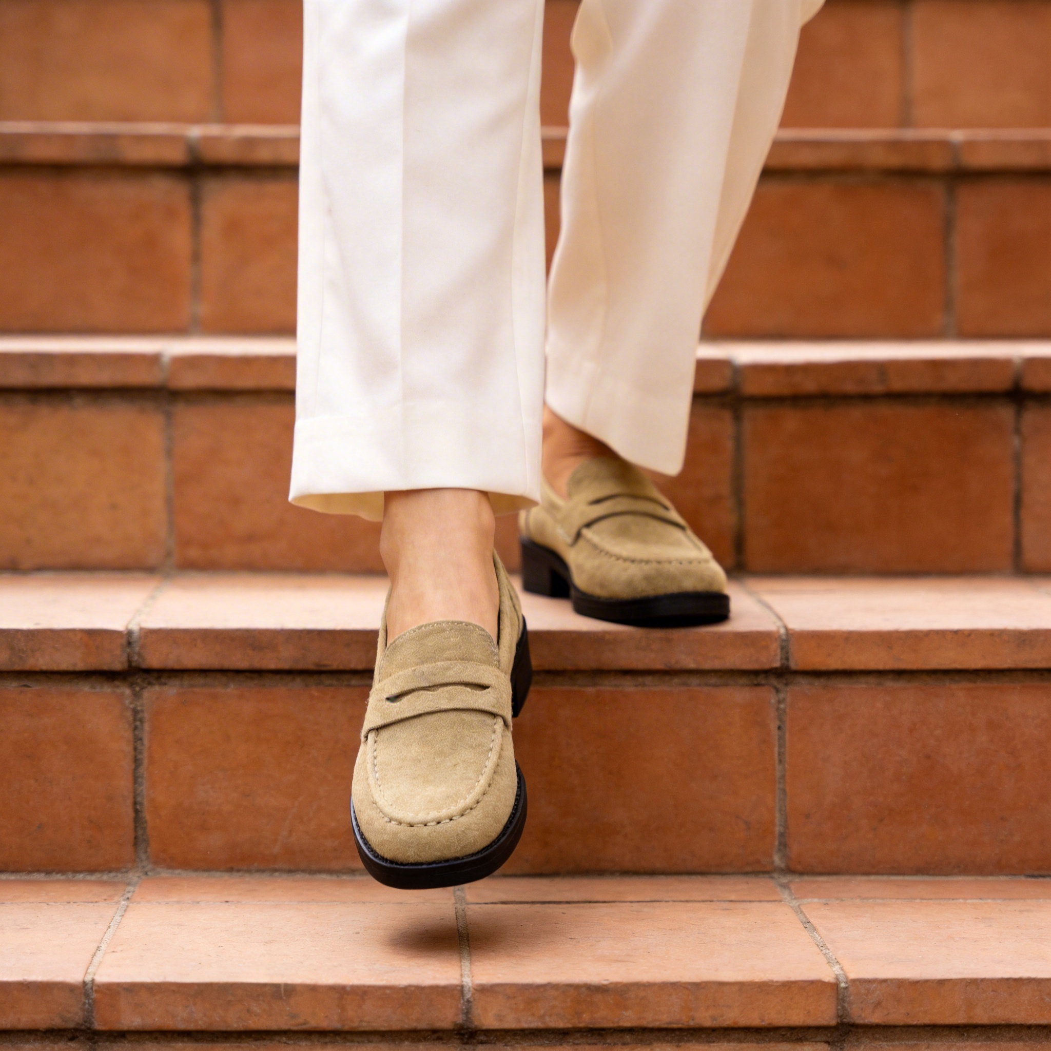 BERANMEY Loafers for Women Platform Slip-On