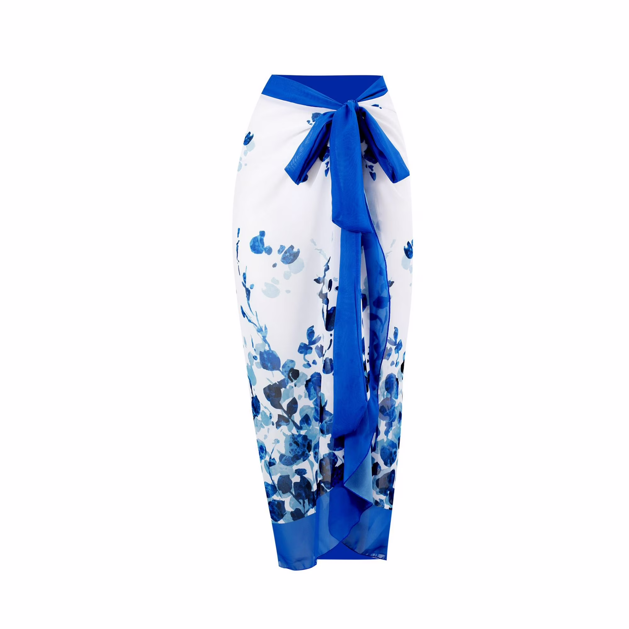 Women's One Piece Swimsuit with Cover up Beach Skirt Sarong