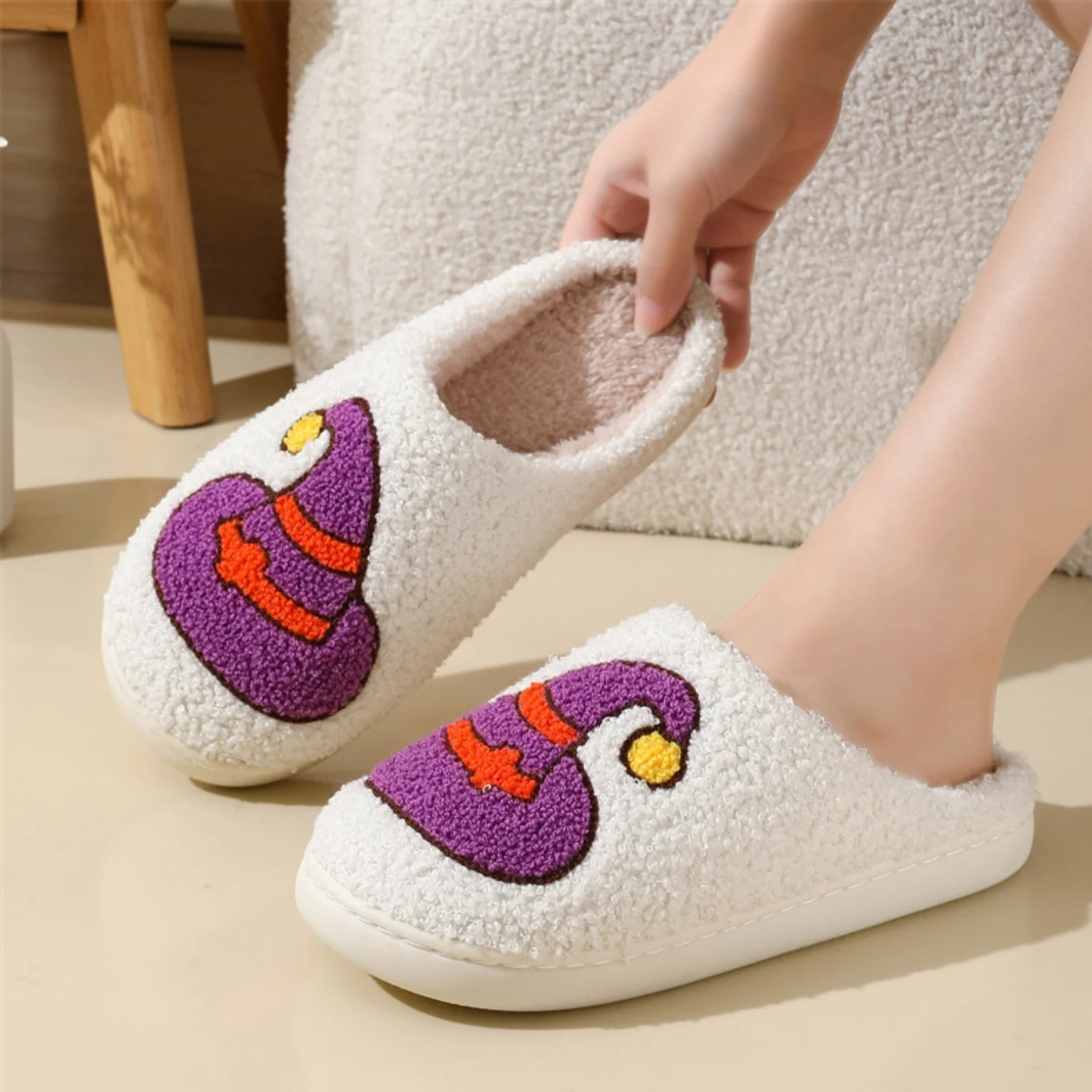 Cute Halloween Slippers Perfect Soft Plush 