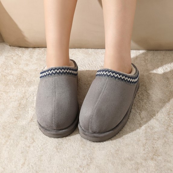 Cozy Women Slippers Platform Fuzzy Slippers for Womens and Mens Short Ankle Slippers 