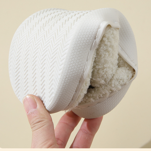 Plush Comfy Warm Slip-On Western Boots Slippers