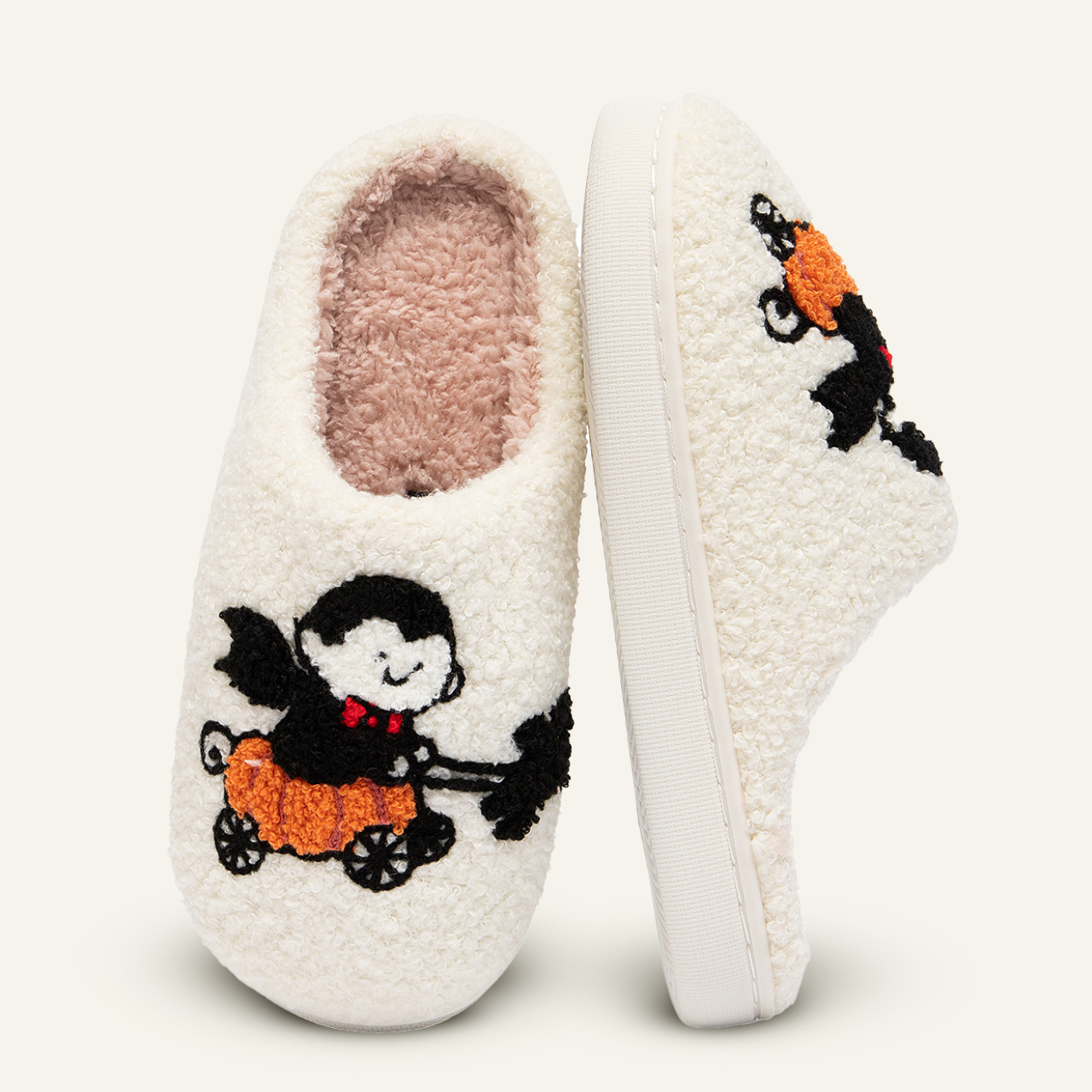 Cute Halloween Slippers  Plush Comfy Warm 