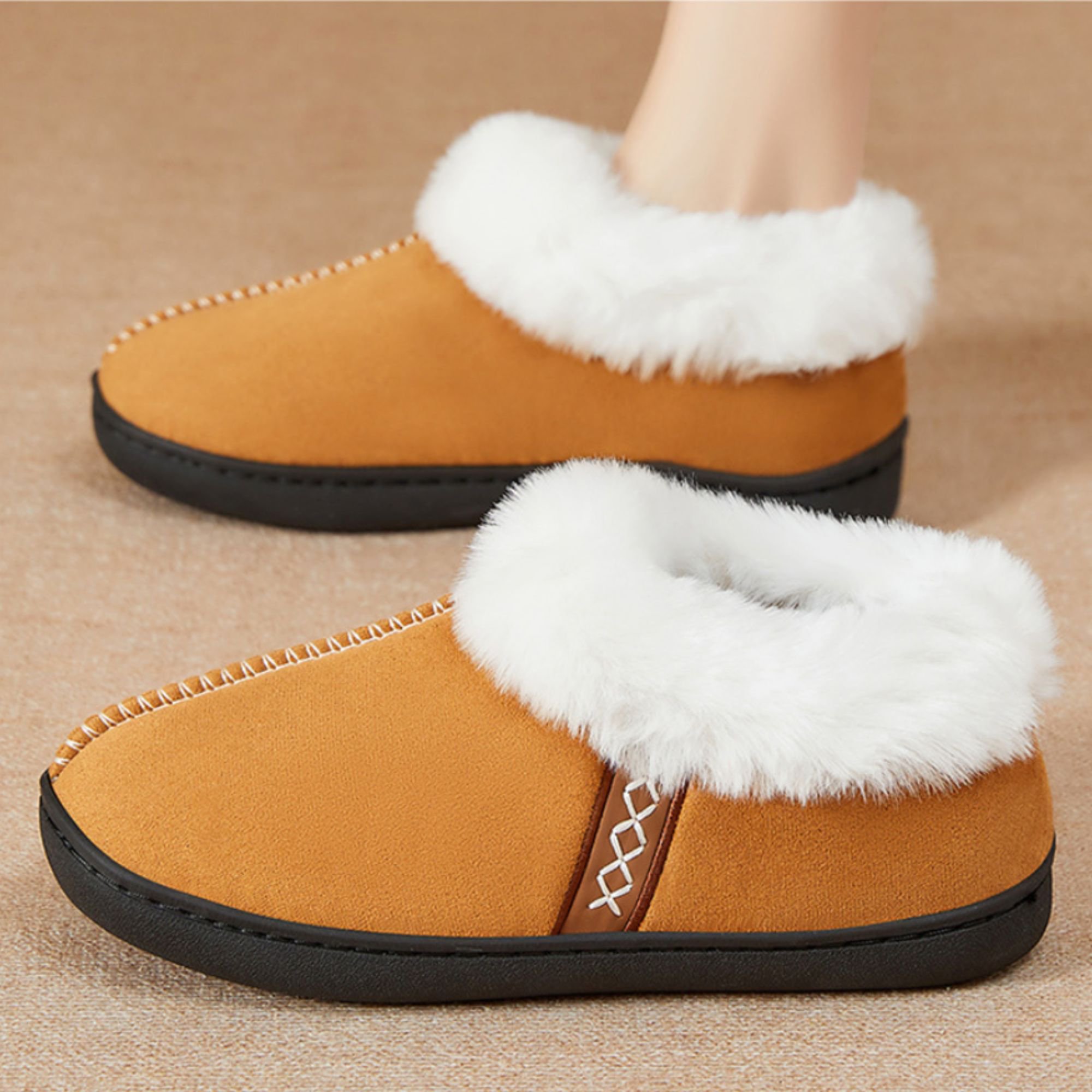  Women's Winter Slippers with Memory Foam