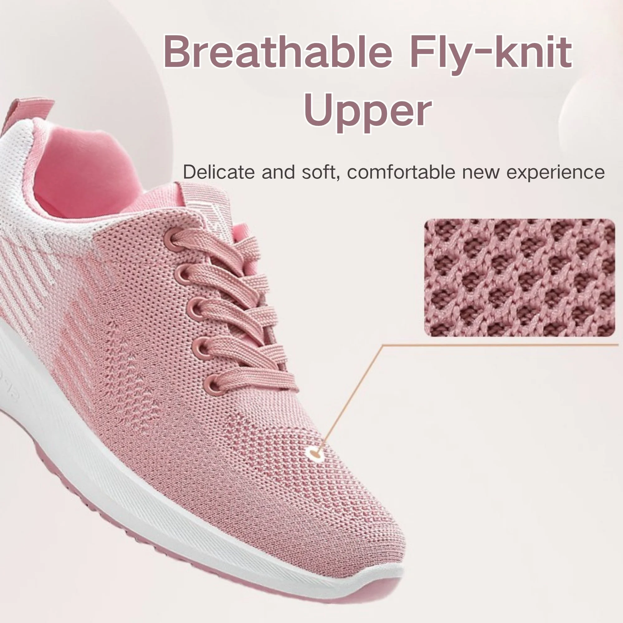 BERANMEY Women's Comfort Sneakers Lightweight