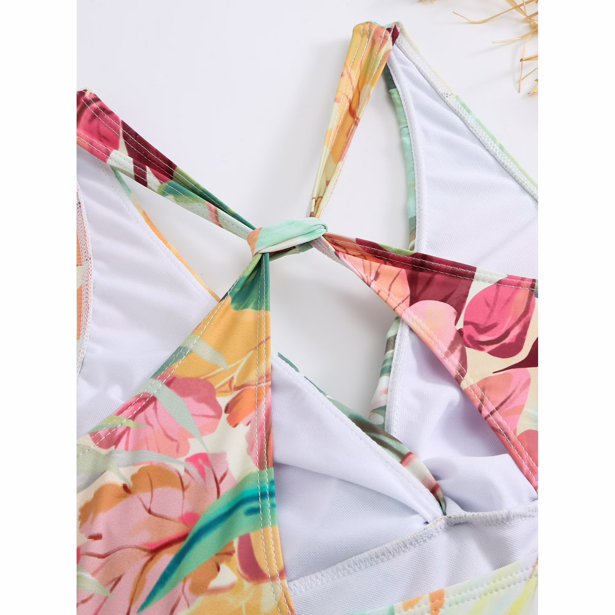 Women's One Piece Swimsuit with Cover up Beach Skirt Sarong