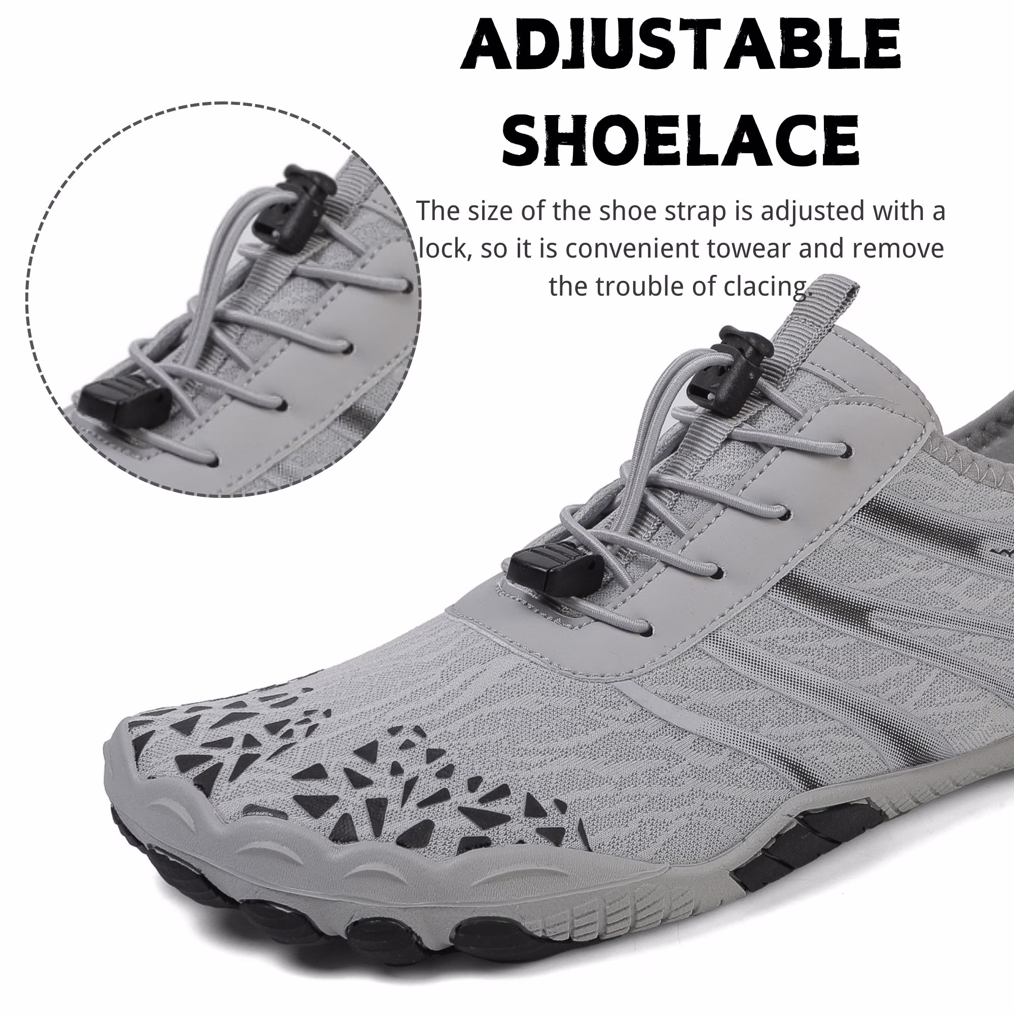 Women's Lightweight Sport Barefoot Shoes for Swim Beach
