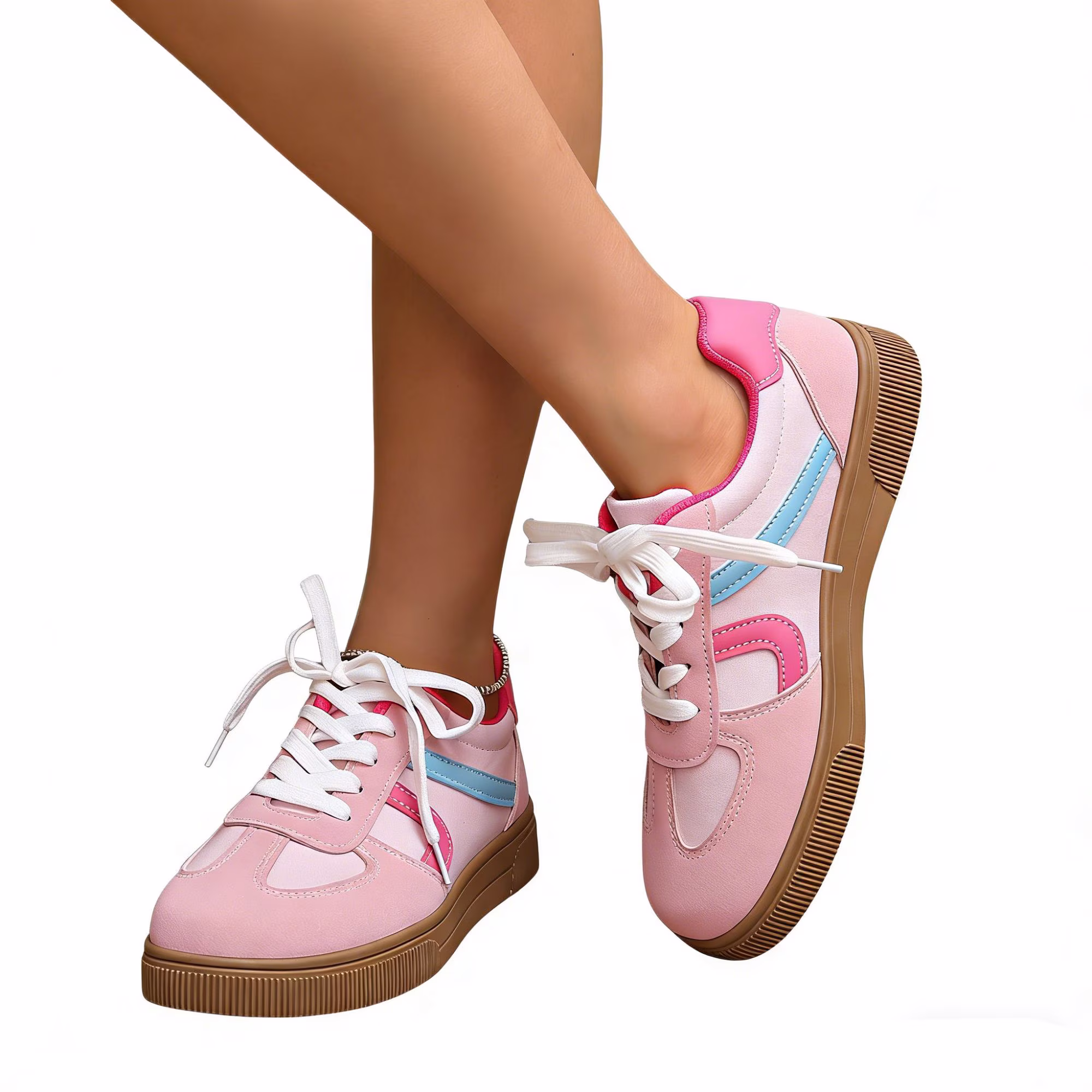 Women's Suede Leather Retro Fashion Sneakers