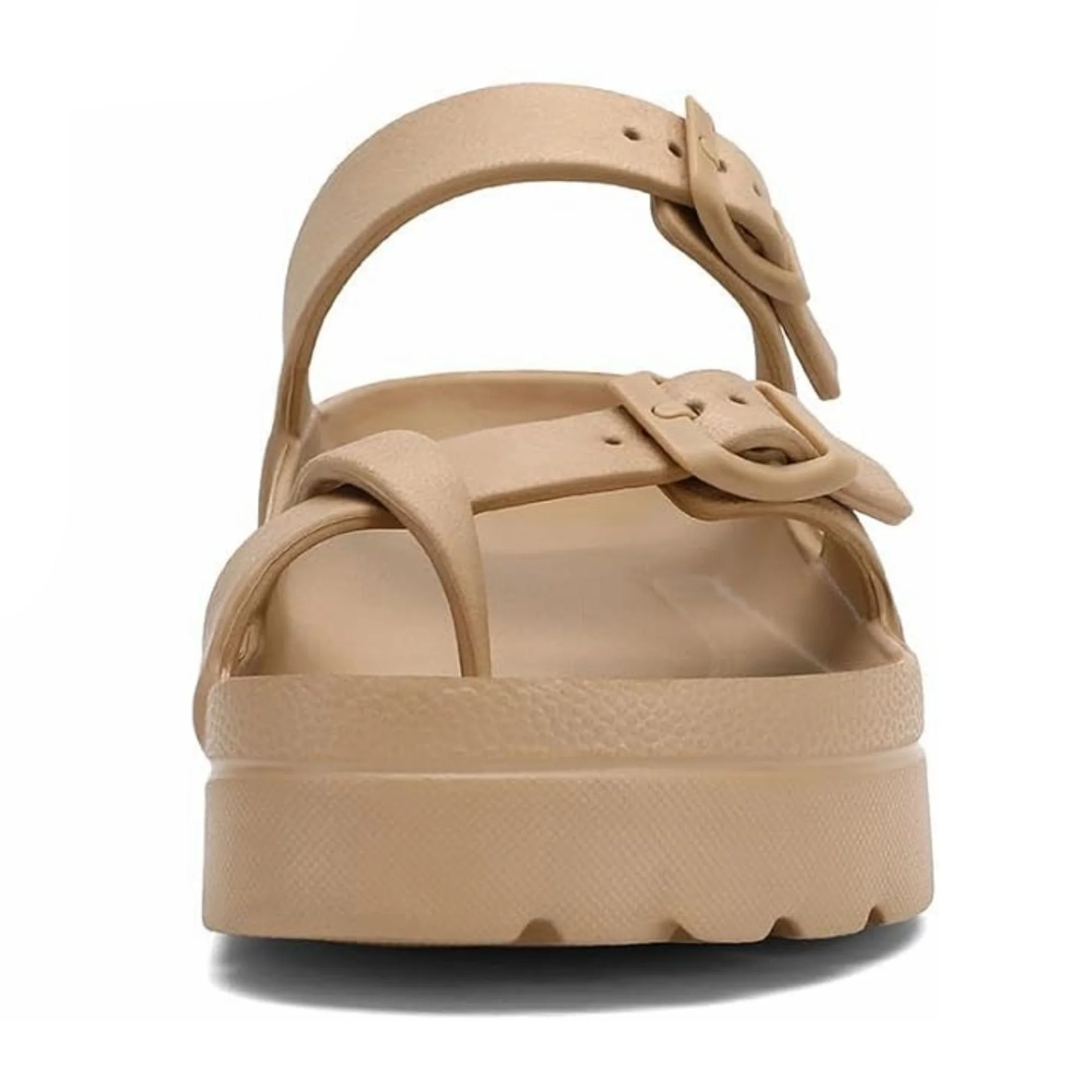 BERANMEY Women’s Arch‑Support Platform Flip Flops